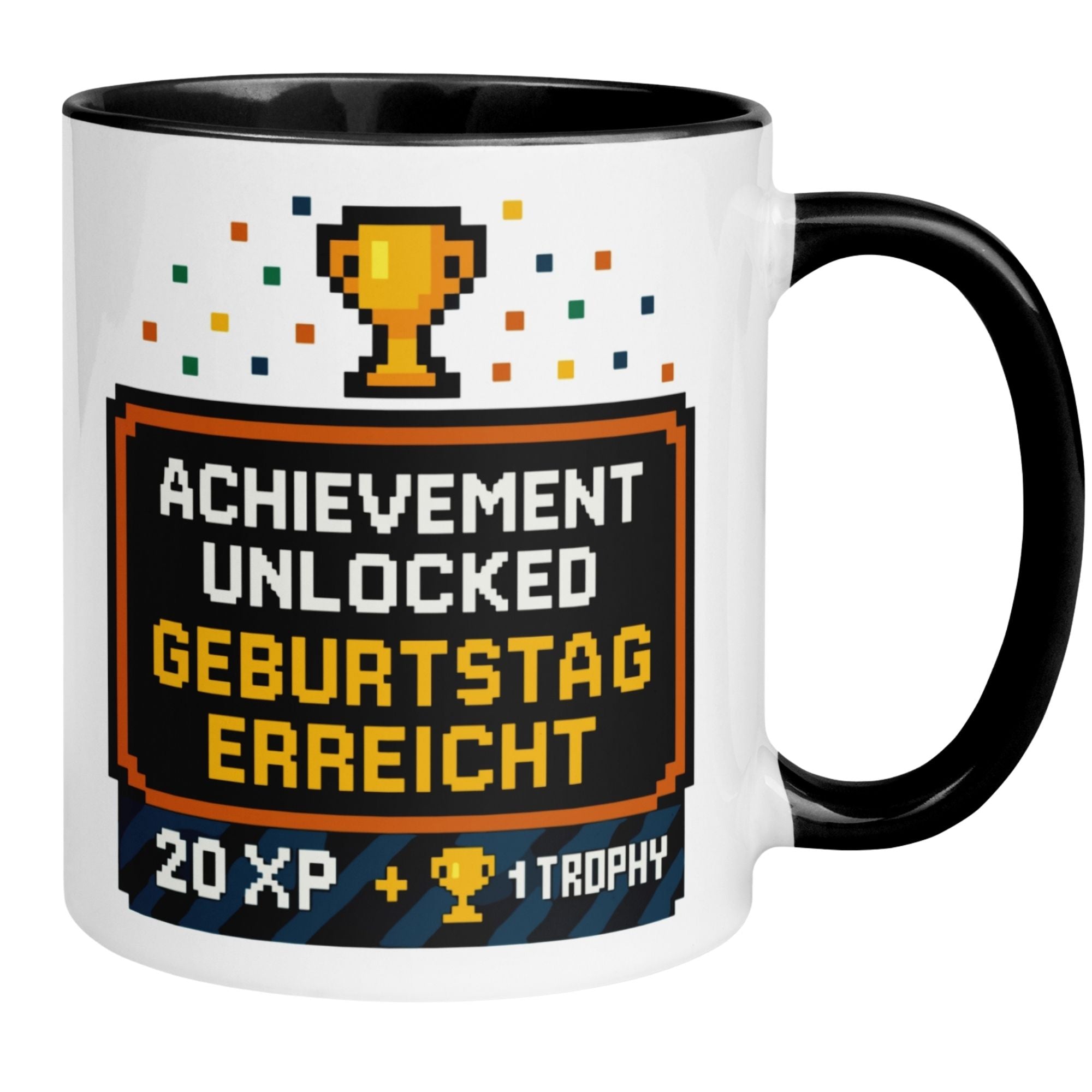 Tasse Geburtstag – „Achievement Unlocked“ – Geburtstagsgeschenk Mann Frau