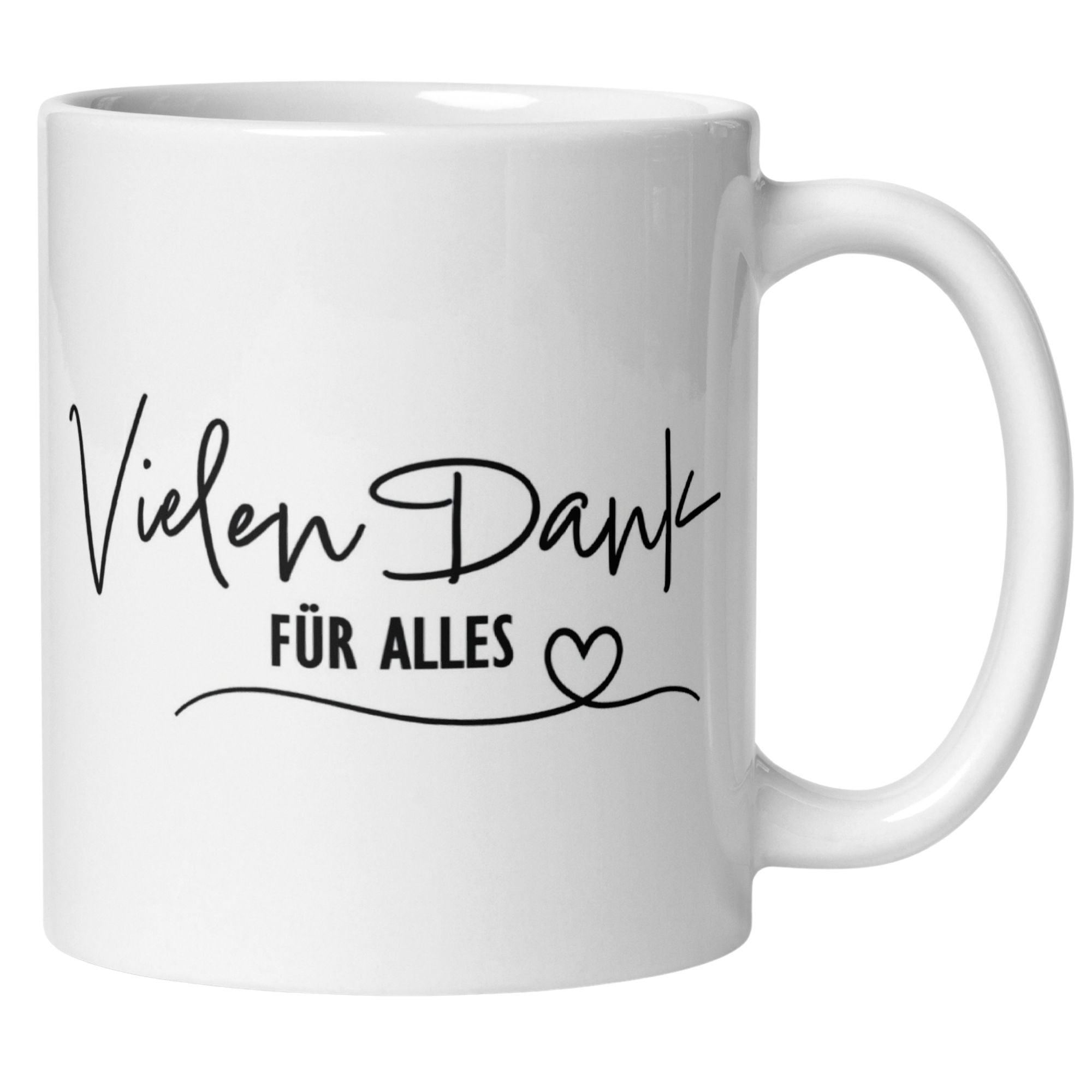 Momentals® Tasse Dankeschön | Herz & Spruch | Vielen Dank für alles • Momentals