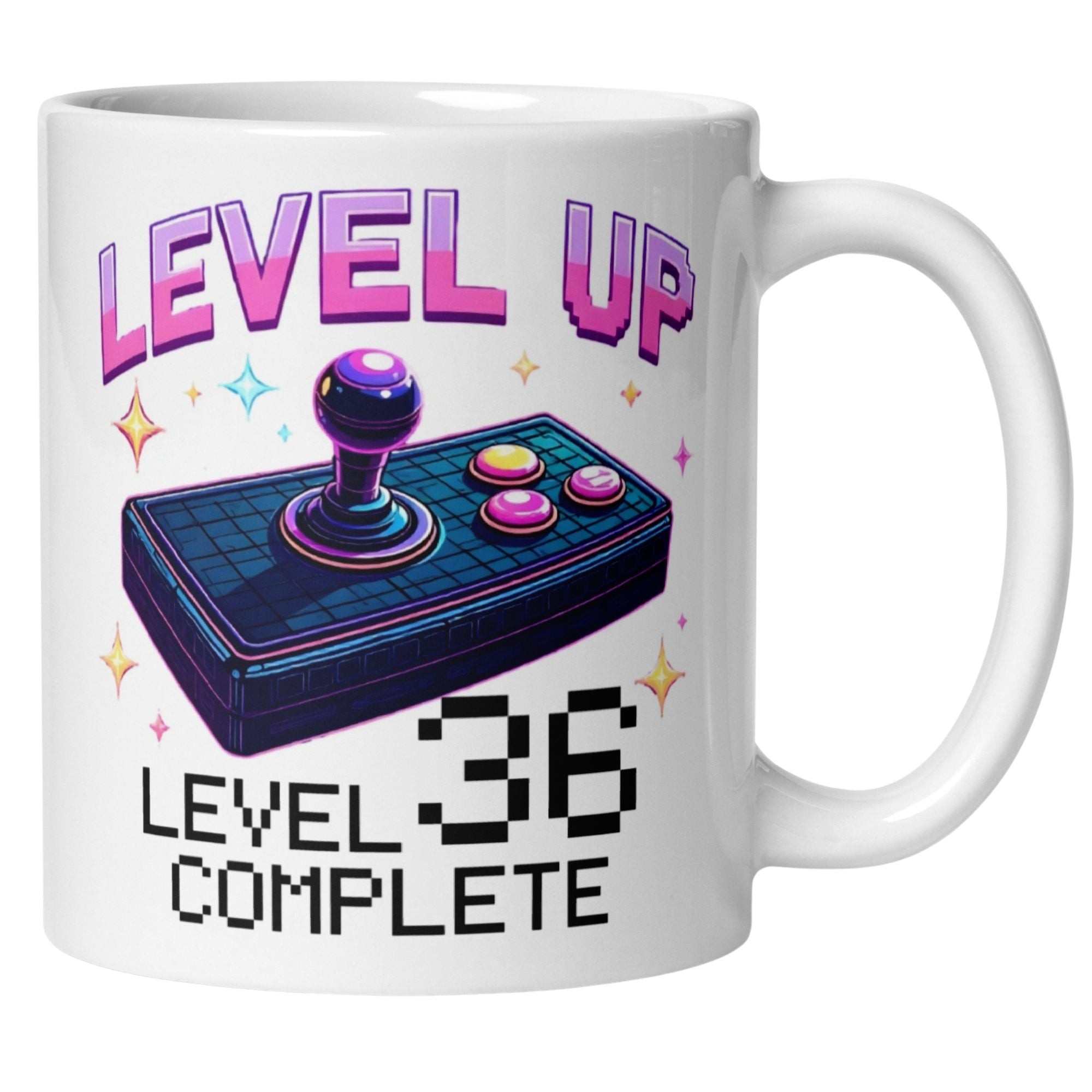 Momentals® Tasse 36. Geburtstag | Gamer & Spruch | Level UP - Level 36 Completed • Momentals