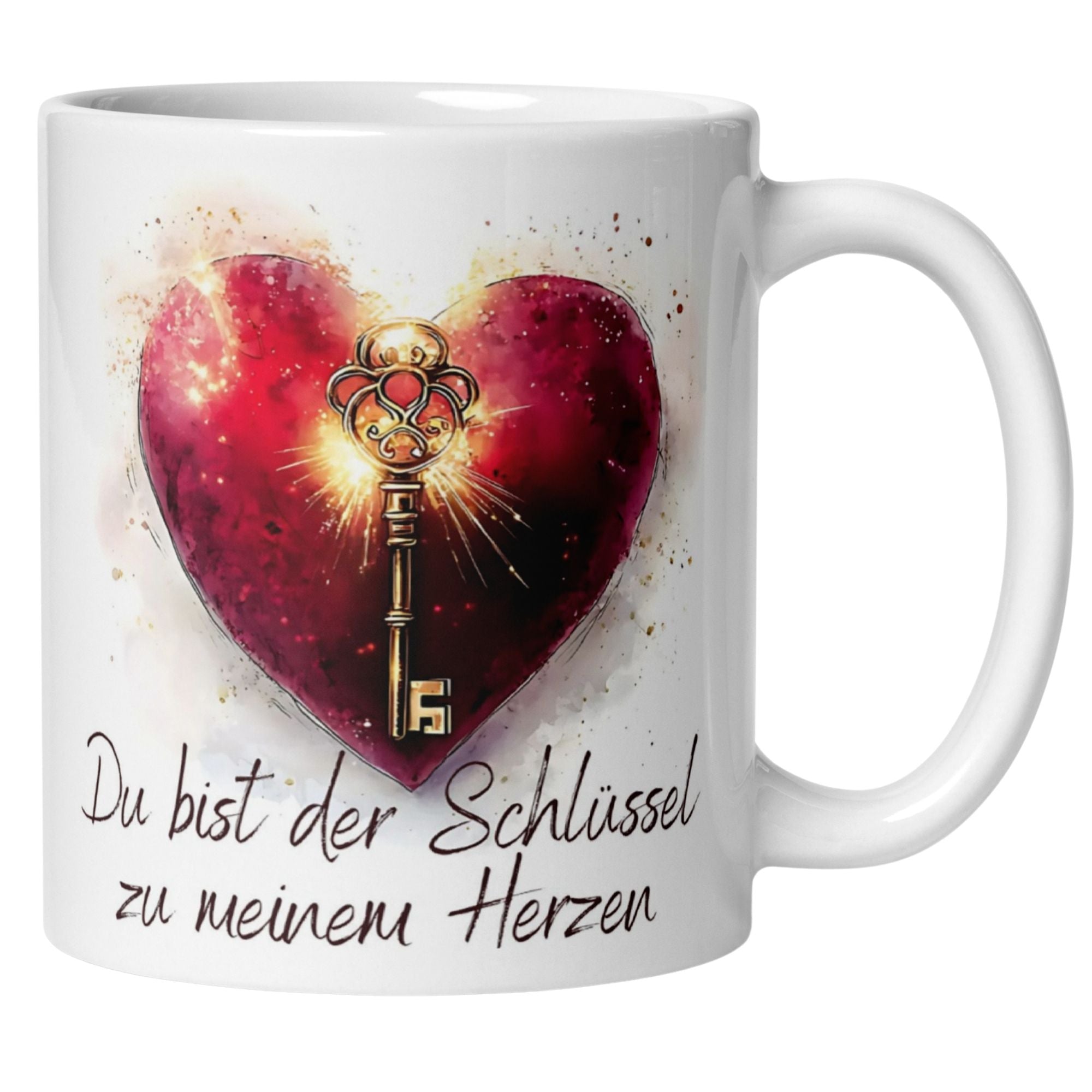 Momentals® Tasse Liebe | Schloss & Herz | Schlüssel zu meinem Herzen • Momentals