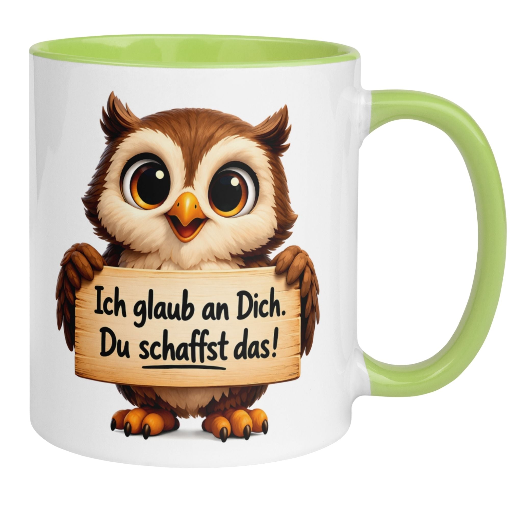 Tasse Motivation – „Ich glaub an Dich - Du schaffst das“ – Selbstbewusstsein Geschenk