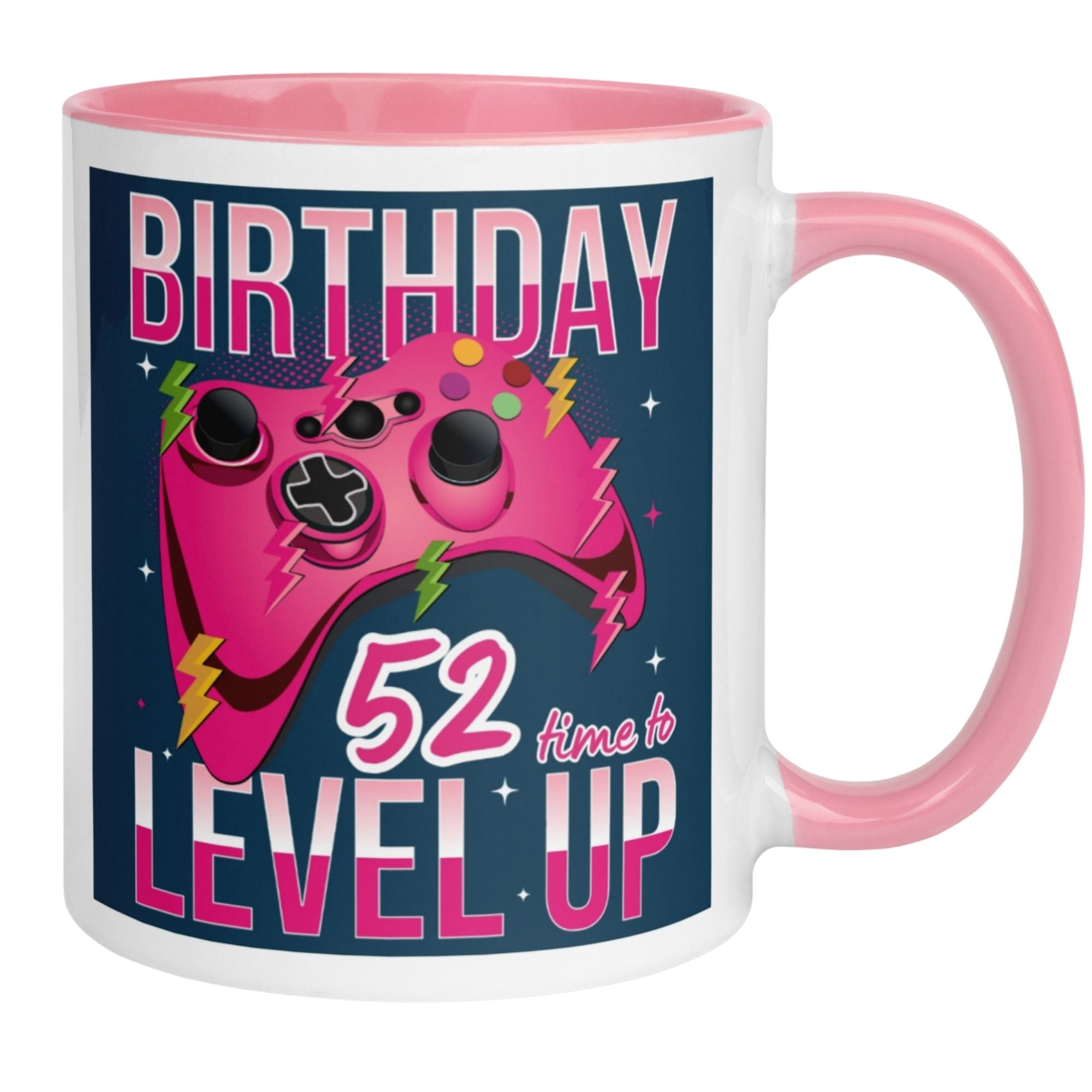 Momentals® Tasse 52. Geburtstag | Gaming & Spruch | Gamerin – Time to Level Up mit 52