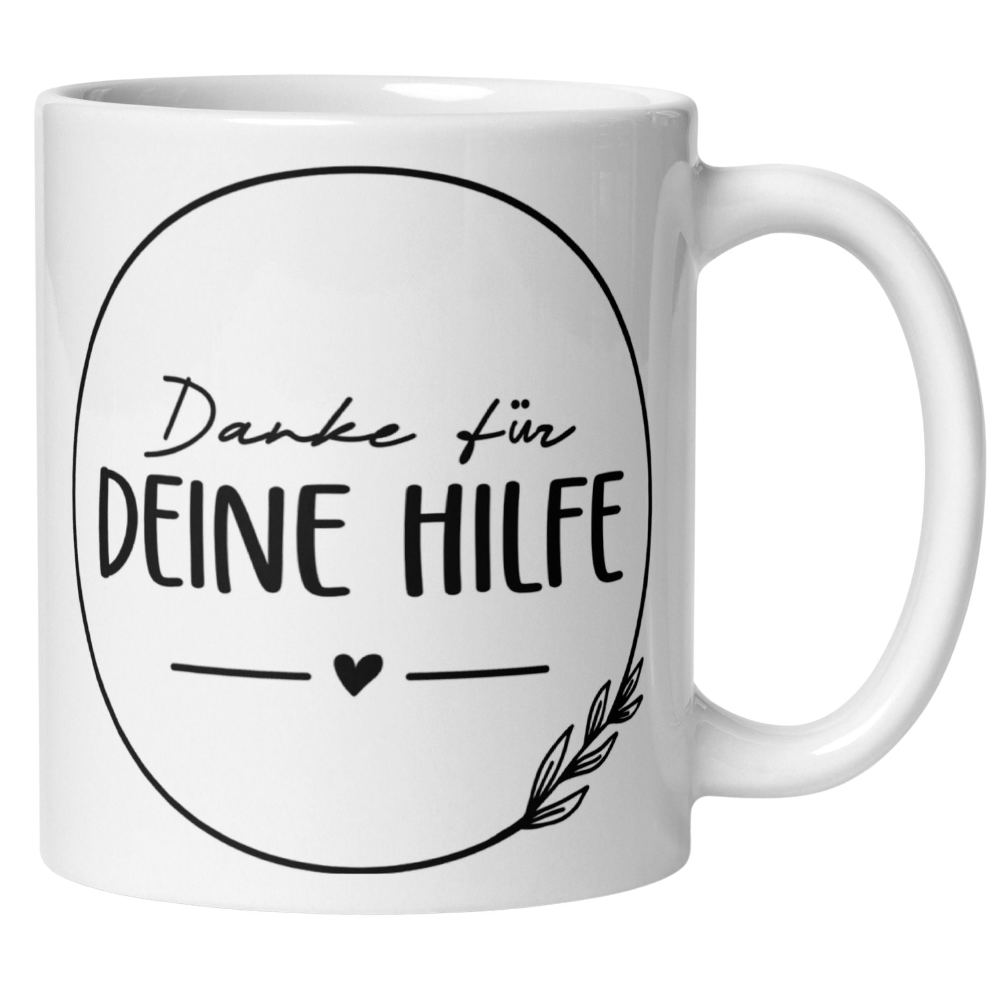 Momentals® Tasse Dankeschön | Herz & Spruch | Danke für deine Hilfe • Momentals