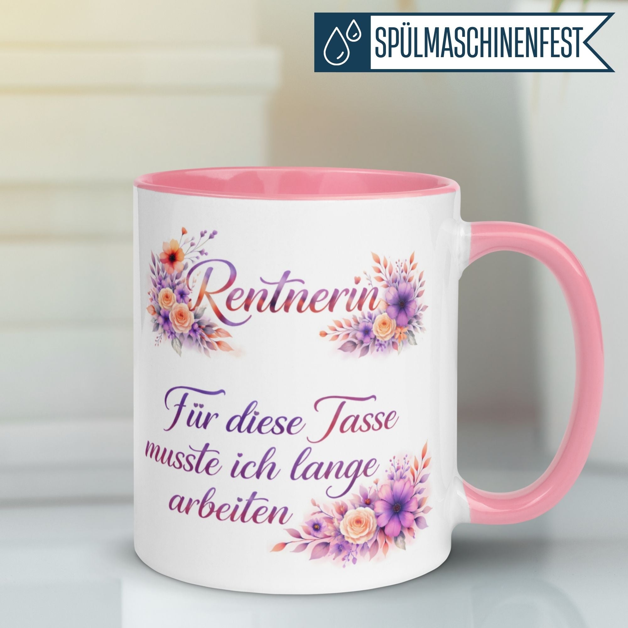 Rentnerin Tasse | Rentnerin - Für diese Tasse musste ich lange arbeiten