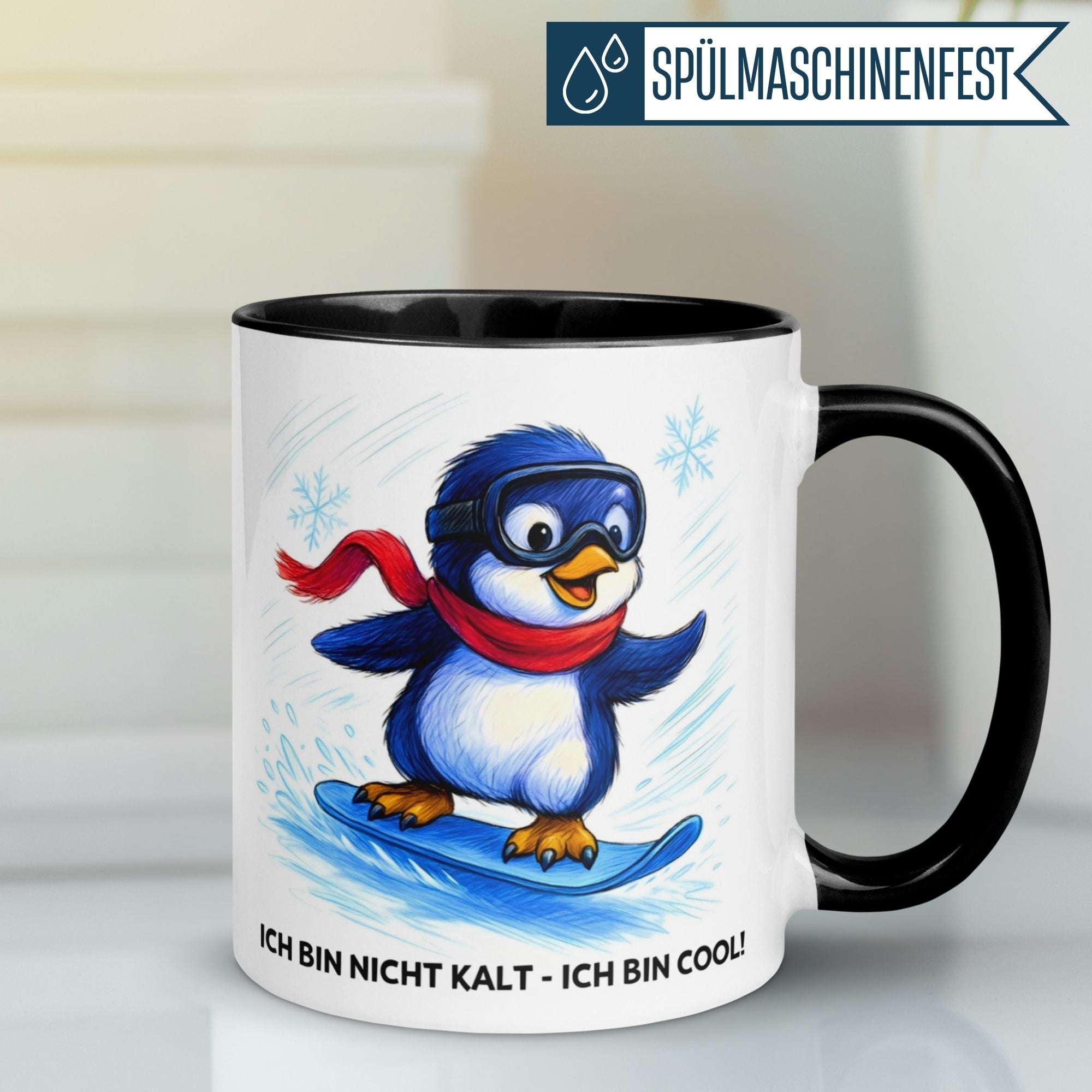 Pinguin Tasse | Ich bin nicht kalt – ich bin cool