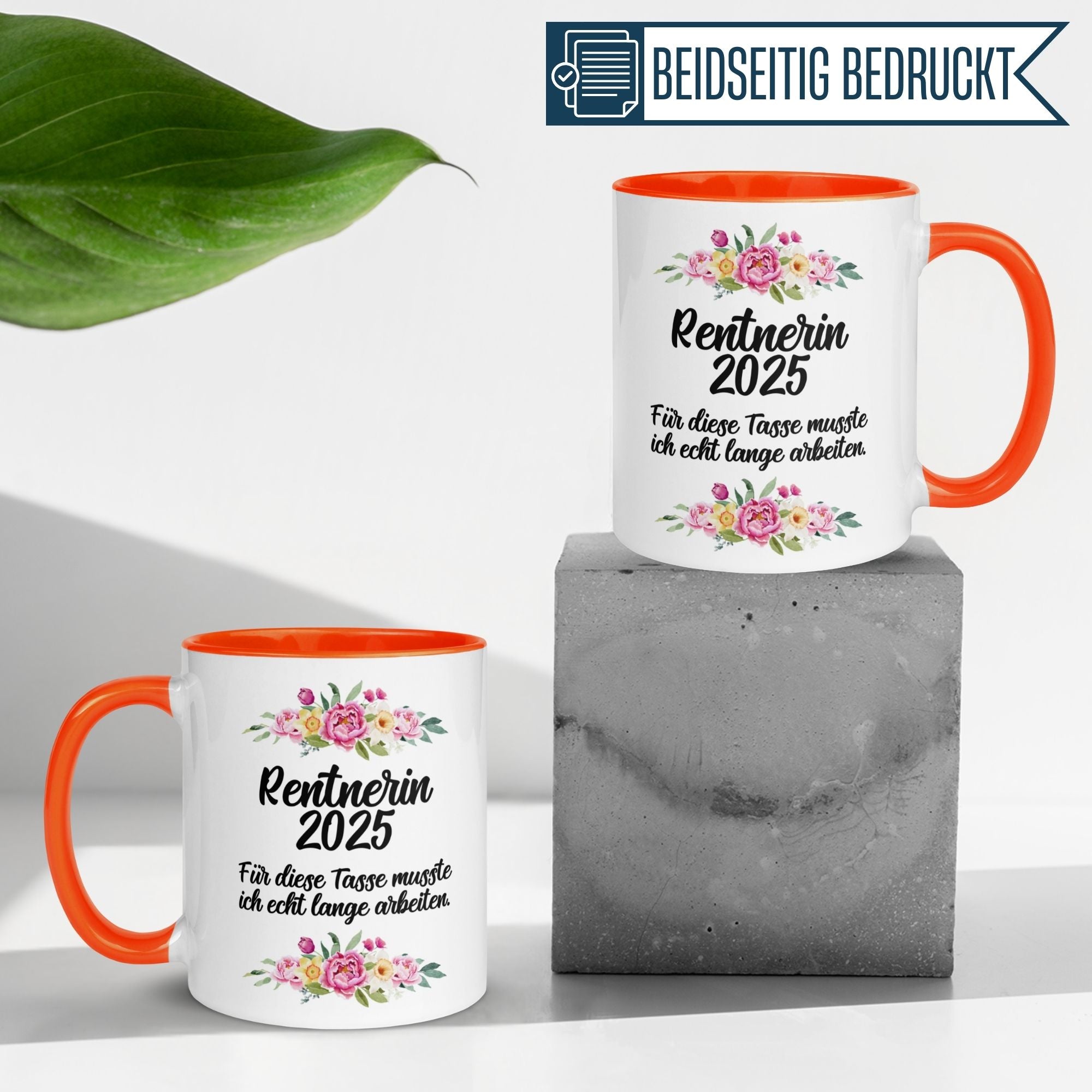 Tasse Rente | Rentnerin & Renteneintritt | Rentnerin 2025 - Für die Tasse musste ich lange arbeiten
