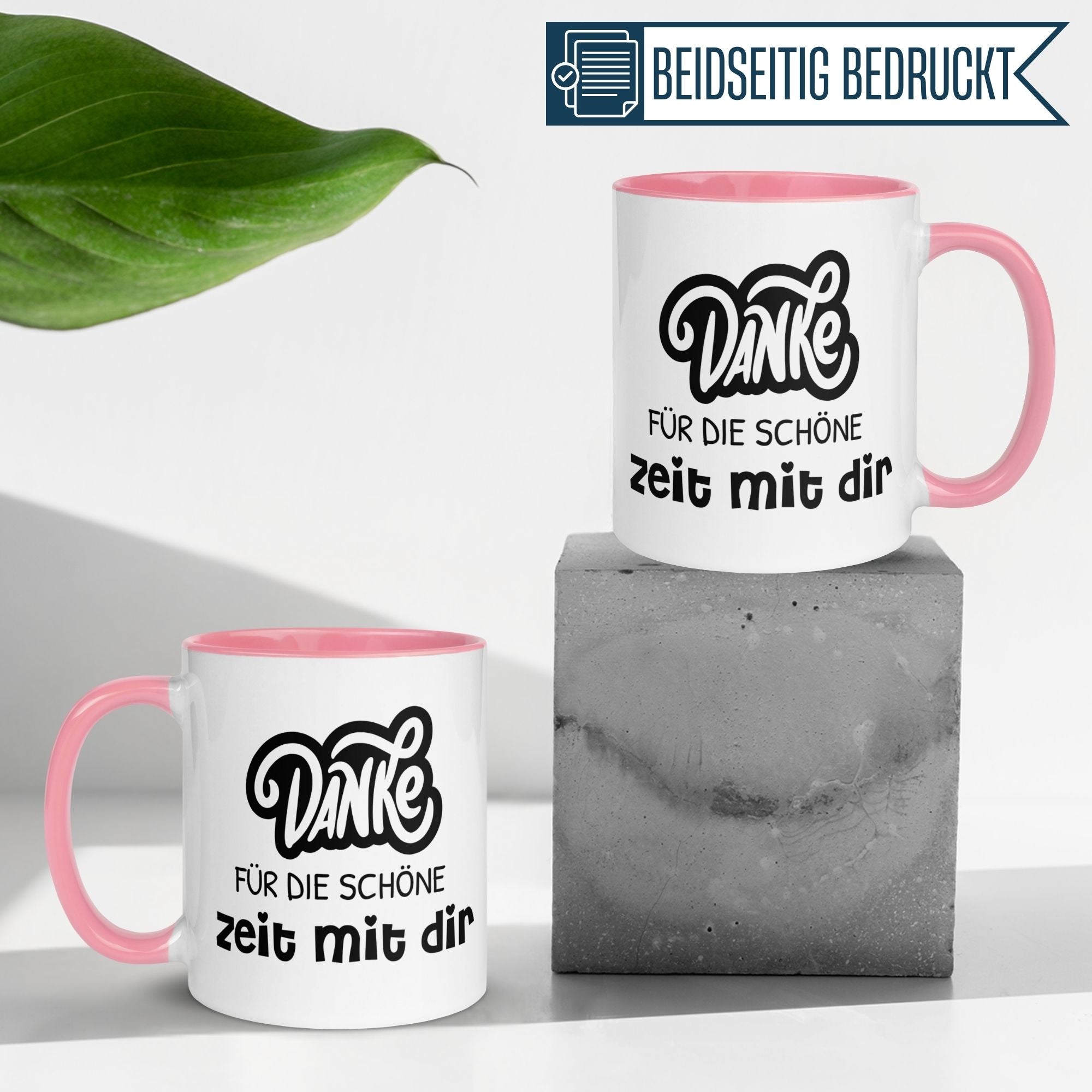 Tasse Danke | Dankeschön & Wertschätzung | Danke für die Zeit mit dir