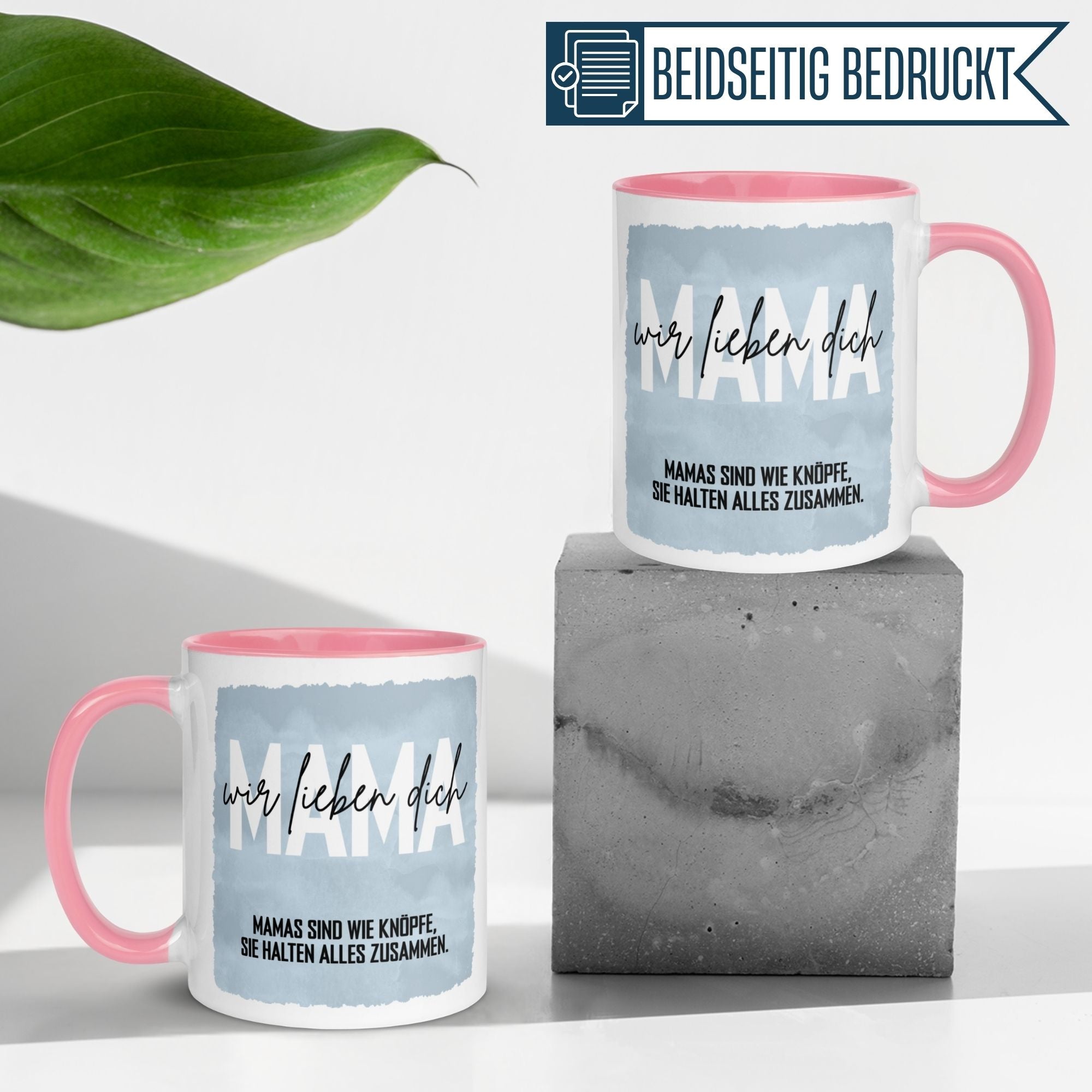 Tasse Mama – „Wir lieben Dich“ – Beste Mama Geschenk Becher Weihnachten/Geburtstag