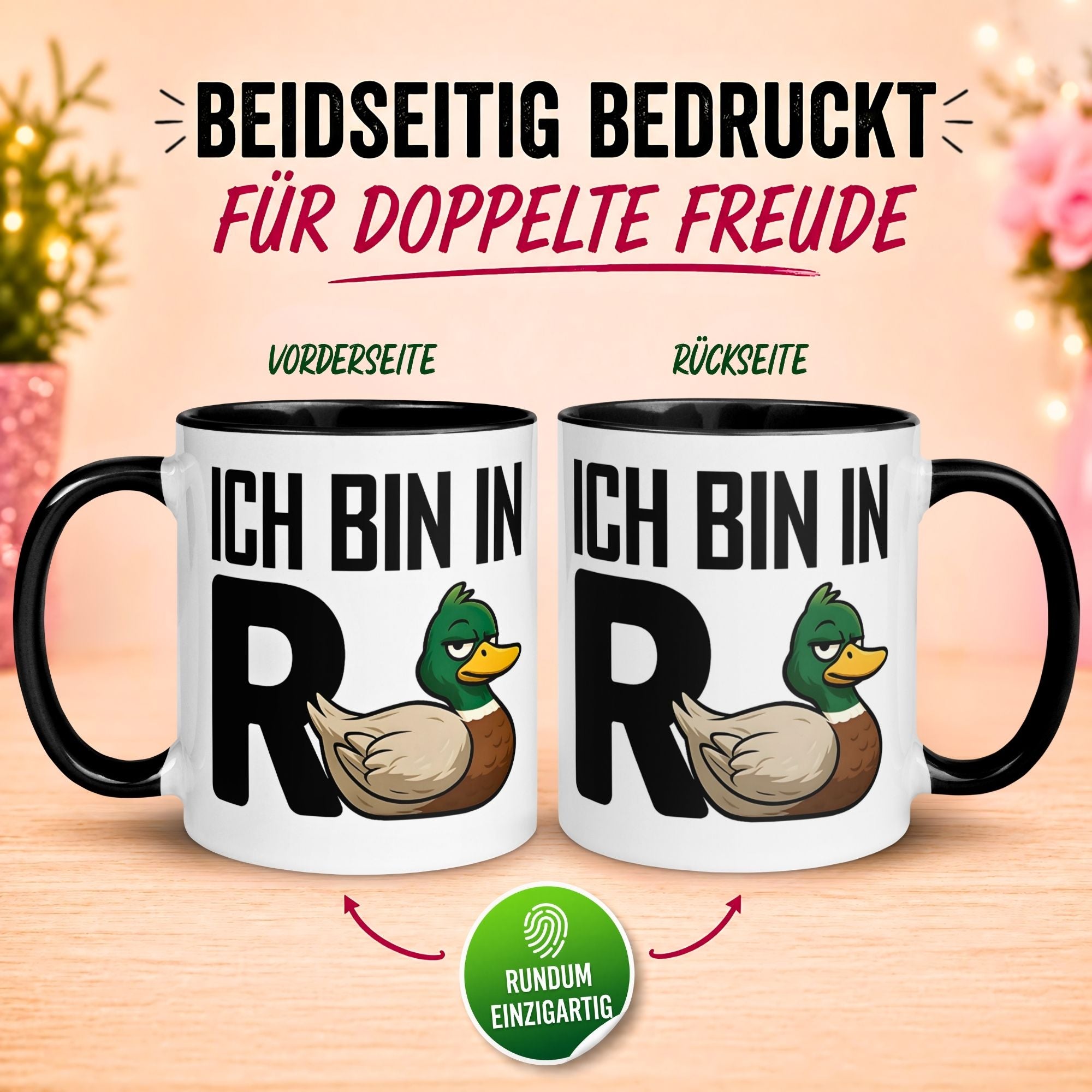 Tasse Rente – „Ich bin in R-Ente“ – Geschenke Becher zum Renteneintritt