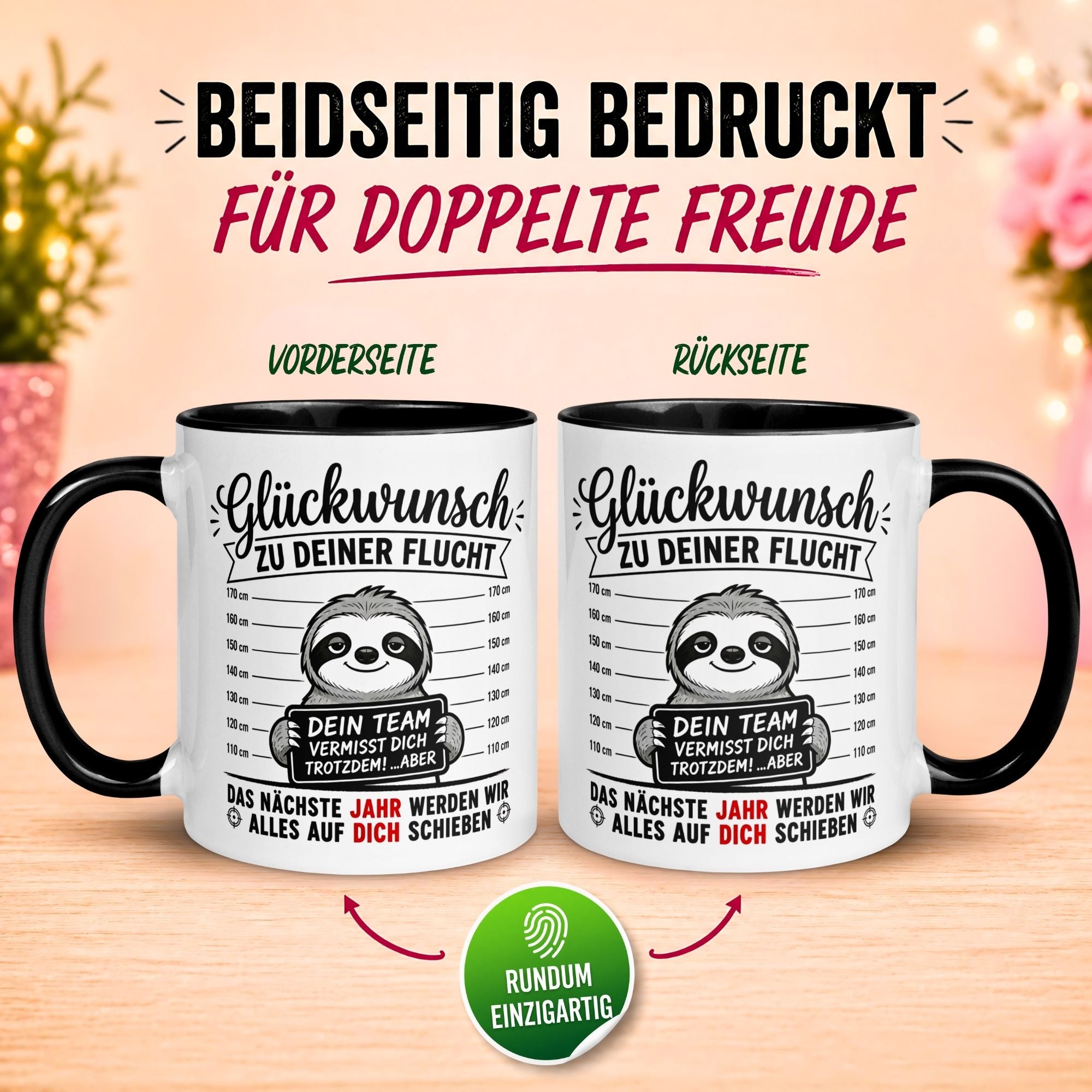 Tasse Abschied – „Dein Team wird dich vermissen“ – Abschiedsgeschenk Kollegen