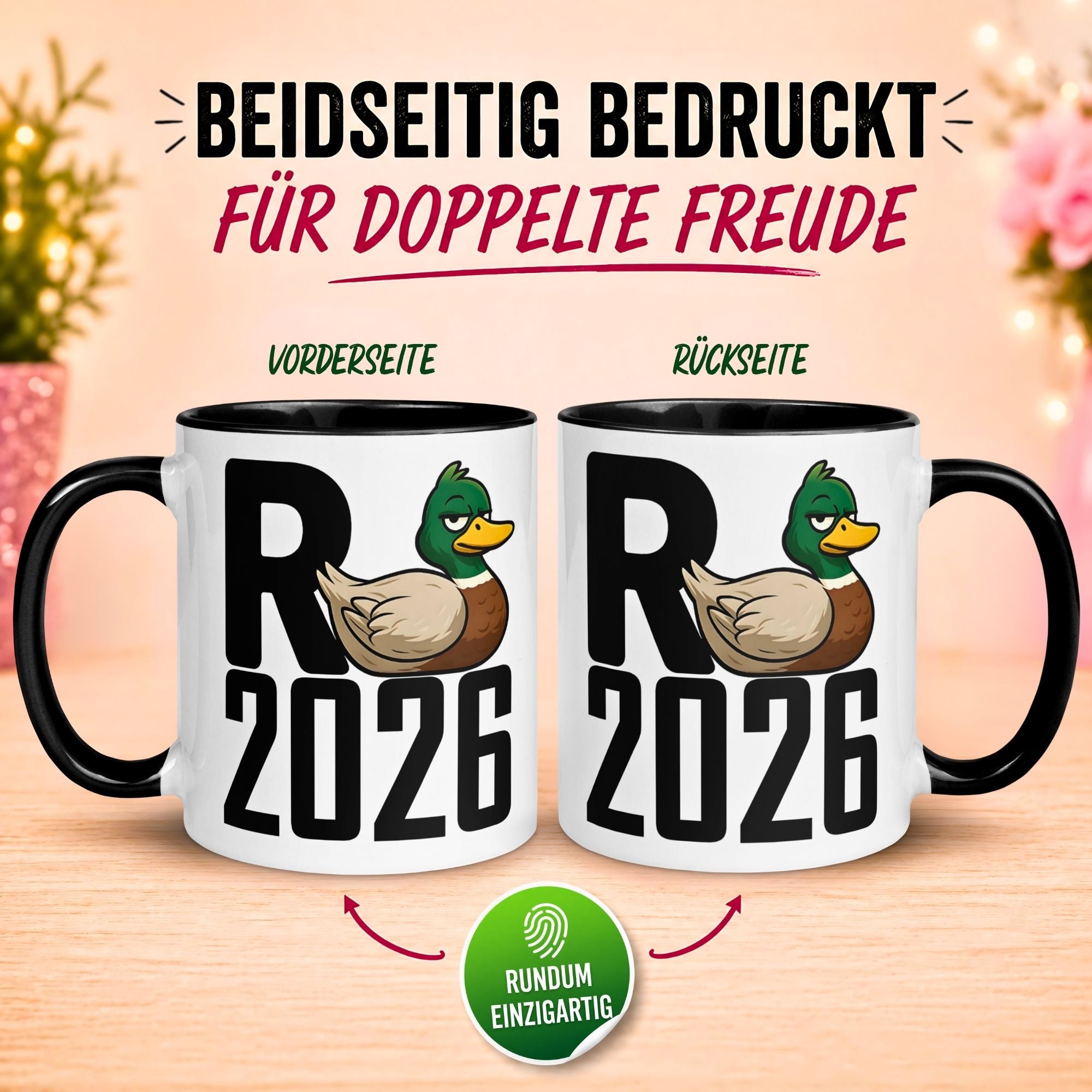 Tasse Rente – „R steht für Rente 2026“ – Renteneintritt Geschenk Mann Frau