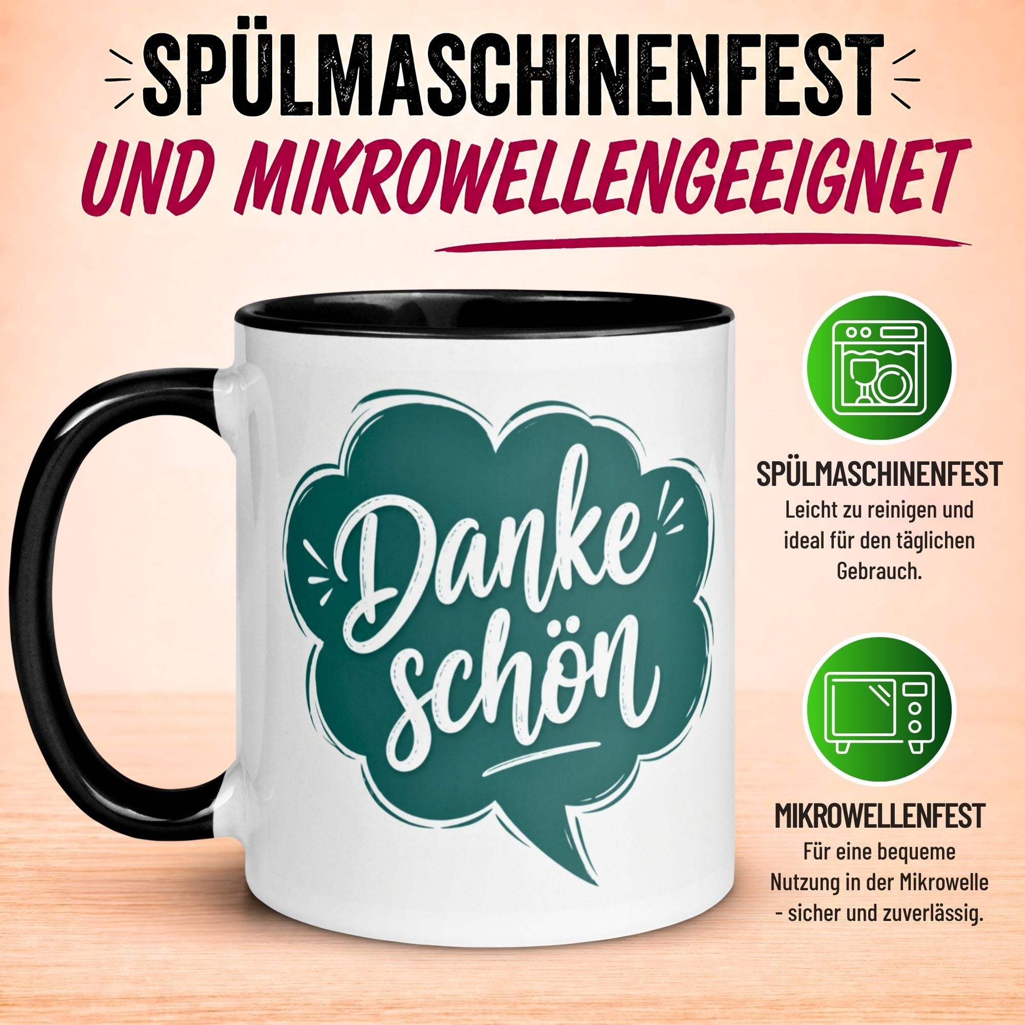 Tasse Danke – „Einfach mal ein Dankeschön“ – Dankeschön Geschenke