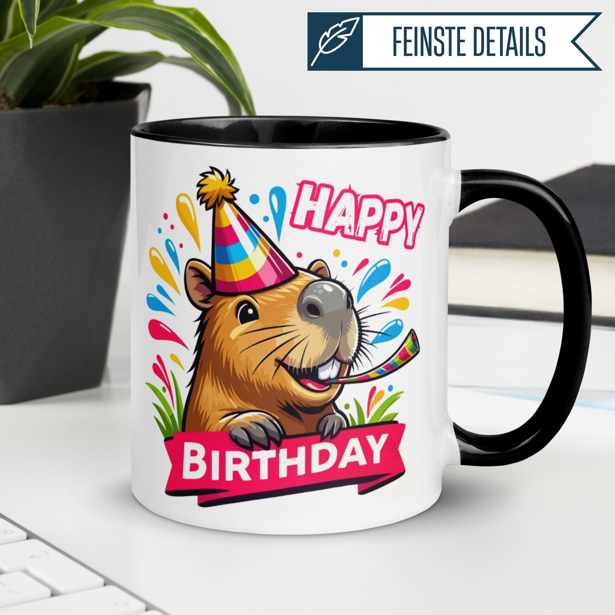Geburtstag Tasse | Happy Birthday - Capybara Party