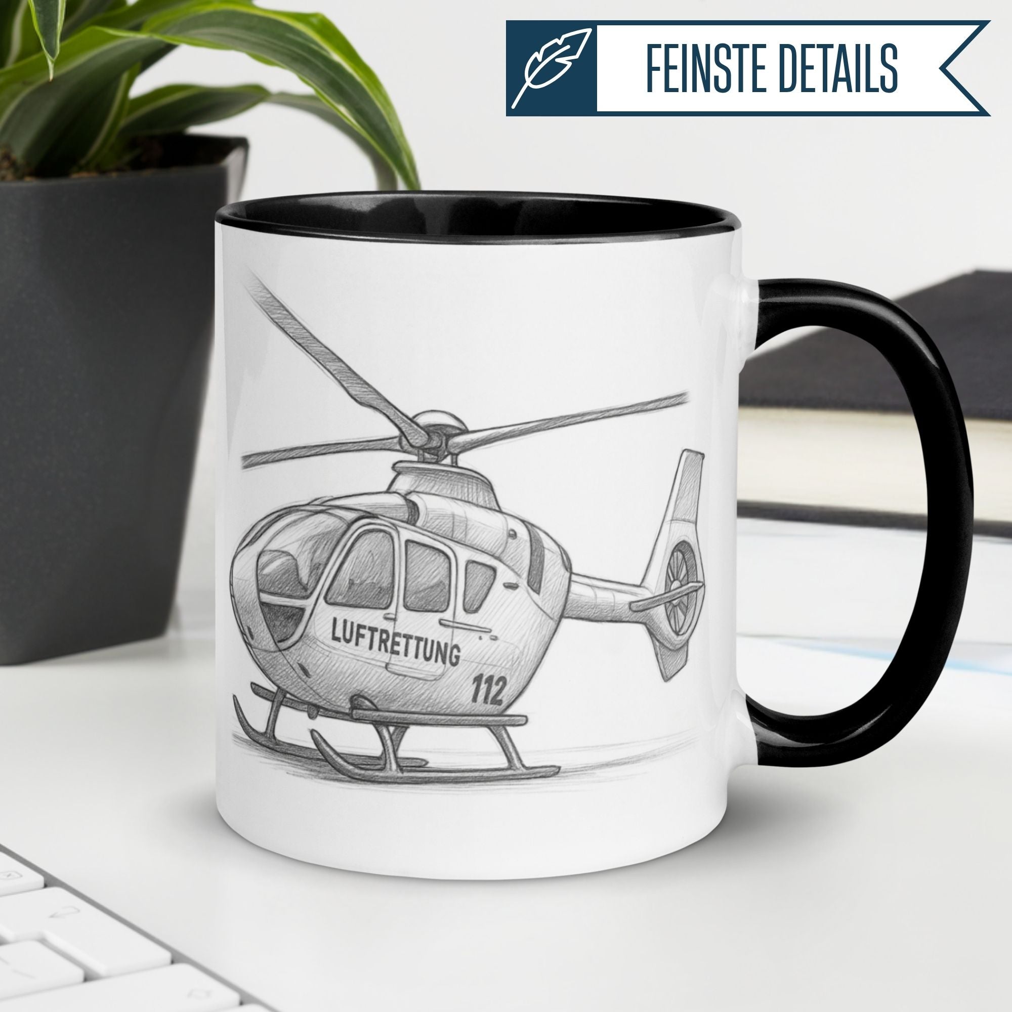 Tasse | Rettungshubschrauber & Illustration | Luftrettung