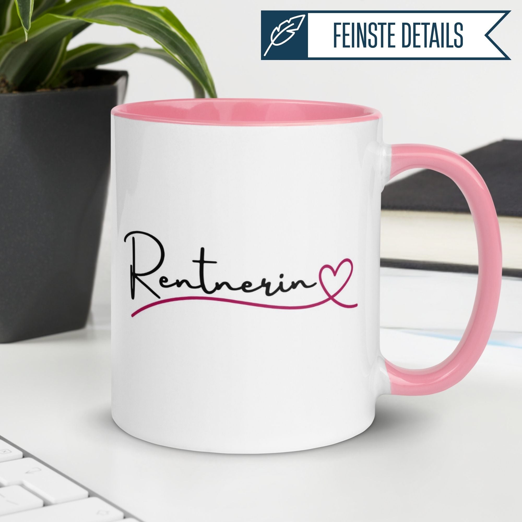 Rentnerin Tasse | Rentnerin mit Herz