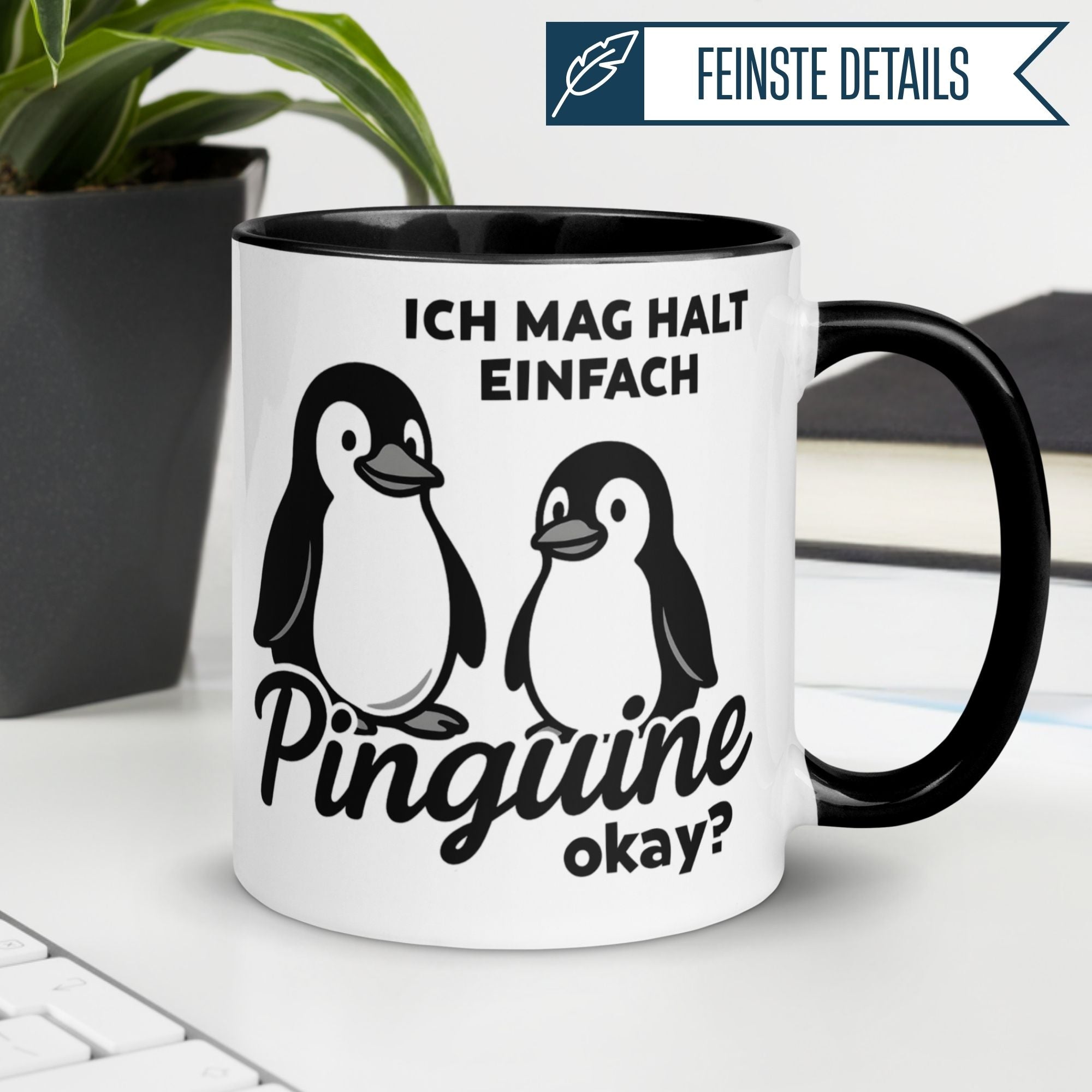 Pinguin Tasse | Ich mag halt einfach Pinguine - okay