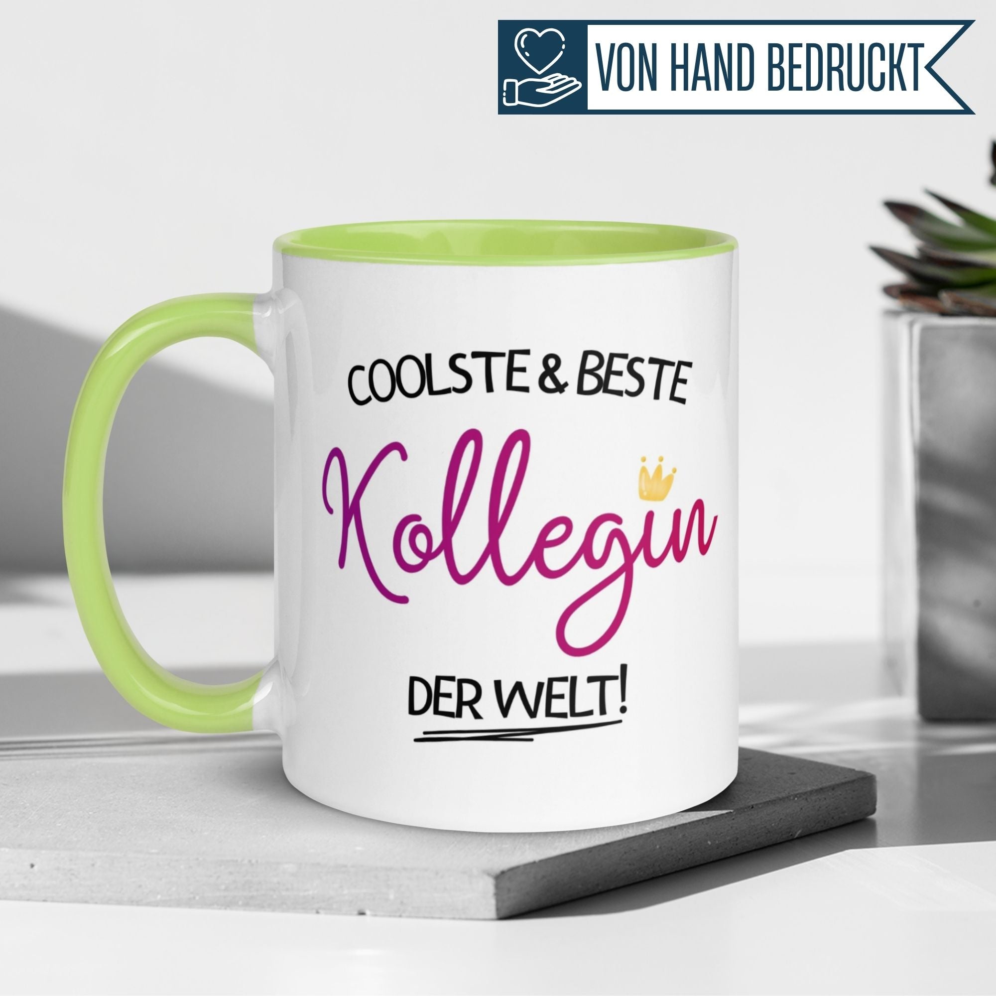 Kollegin Tasse | Coolste & Beste Kollegin der Welt