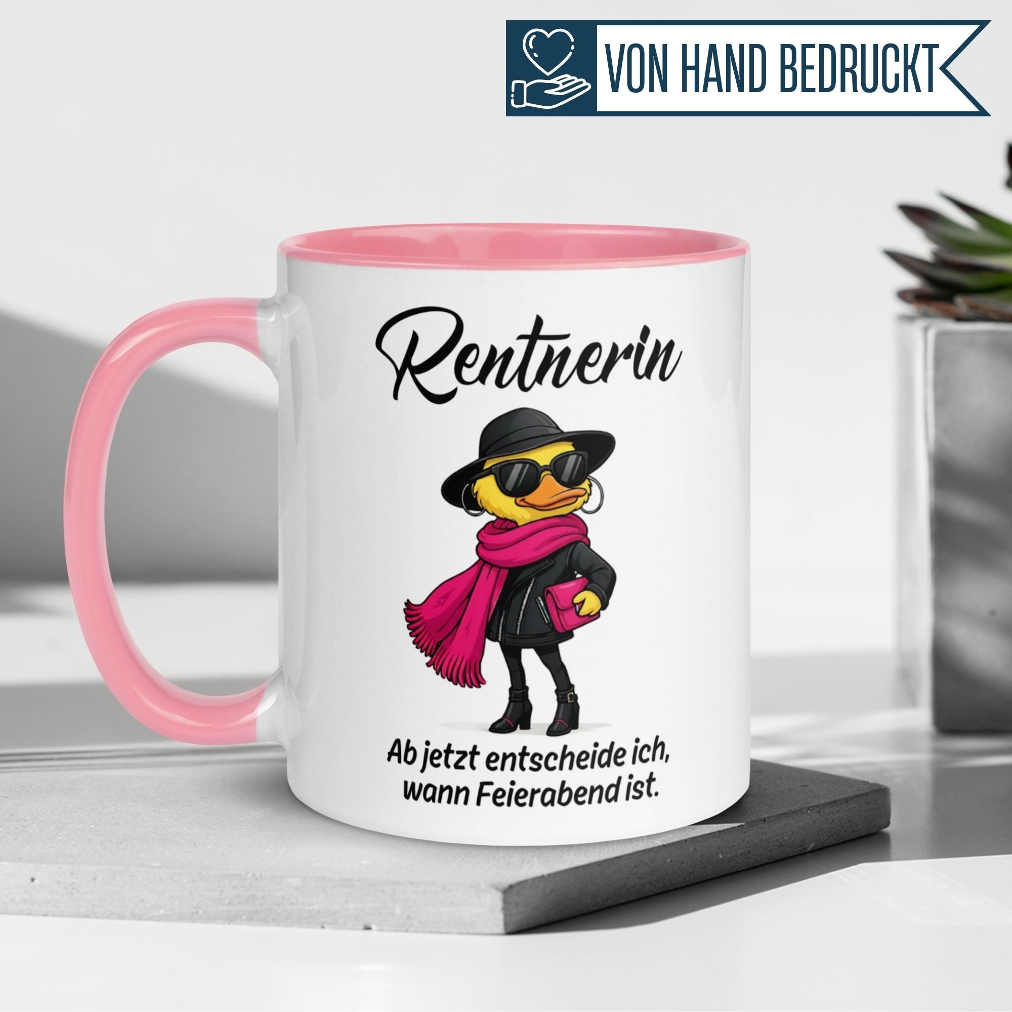 Rentnerin Tasse | Ab jetzt entscheide ich wann Feierabend ist