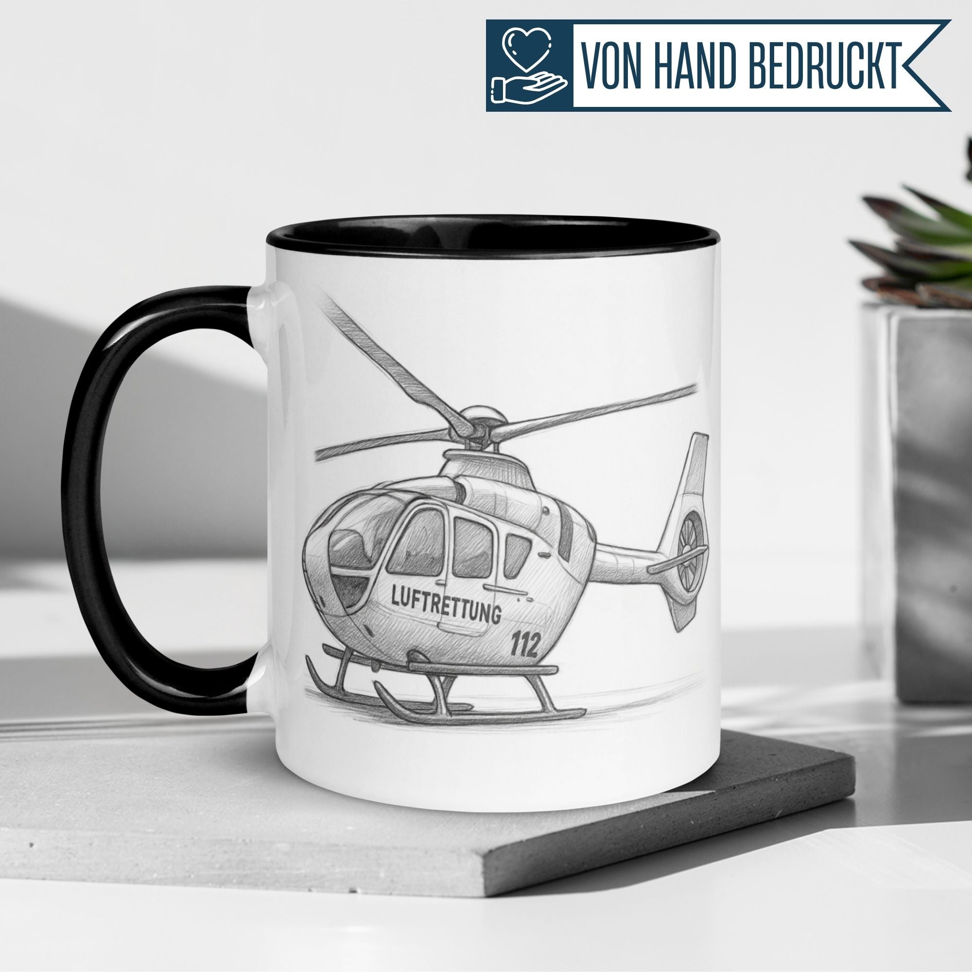 Tasse | Rettungshubschrauber & Illustration | Luftrettung