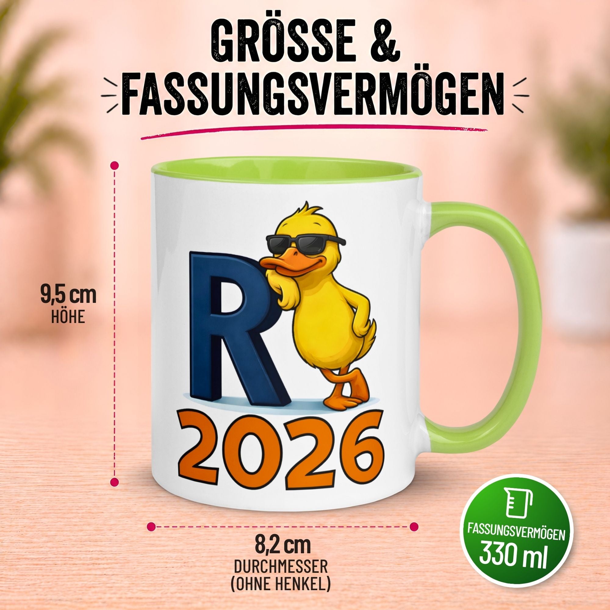 Tasse Rente – „R steht für Rente“ – Renteneintritt Geschenk Mann Frau