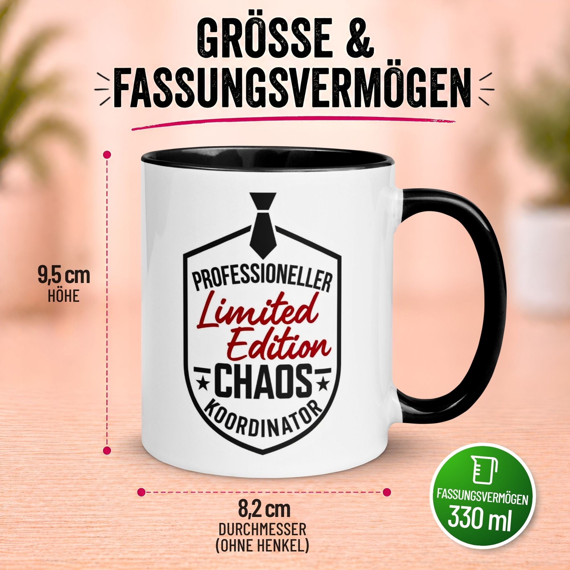 Tasse Chef – „Chaos Koordinator - Limited Edition“ – Geschenk Bester Chef