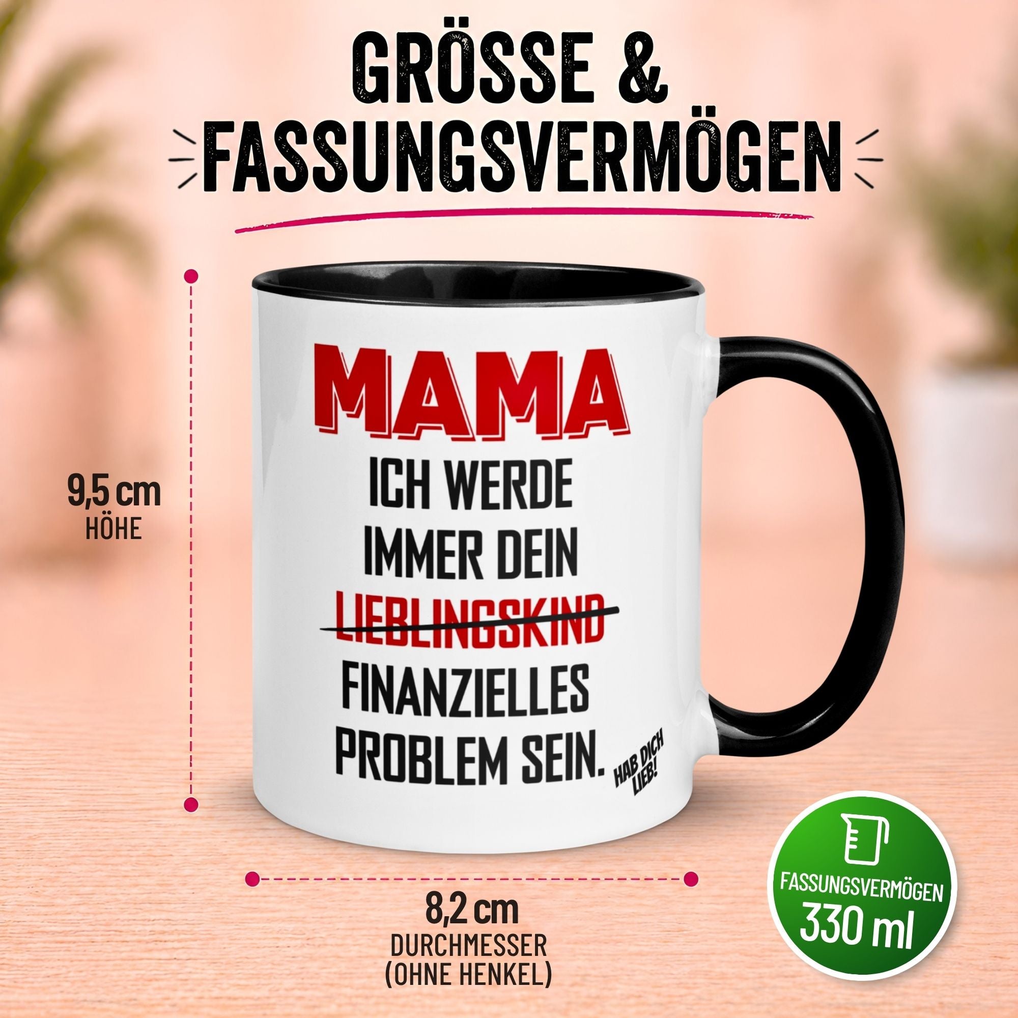 Tasse Mama – „Für immer dein finanzielles Problem“ – Beste Mama Geschenk Muttertag