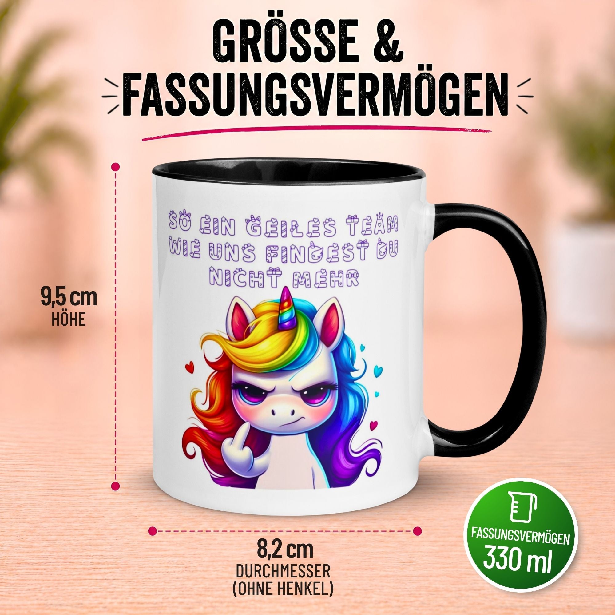 Tasse Abschied – „So ein geiles Team wie uns“ – Abschiedsgeschenk Kollegin/Kollegen