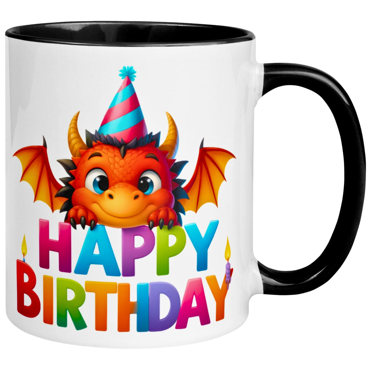 Tasse Geburtstag – „Happy Birthday Drache“ – Geburtstagsgeschenk Junge Mädchen