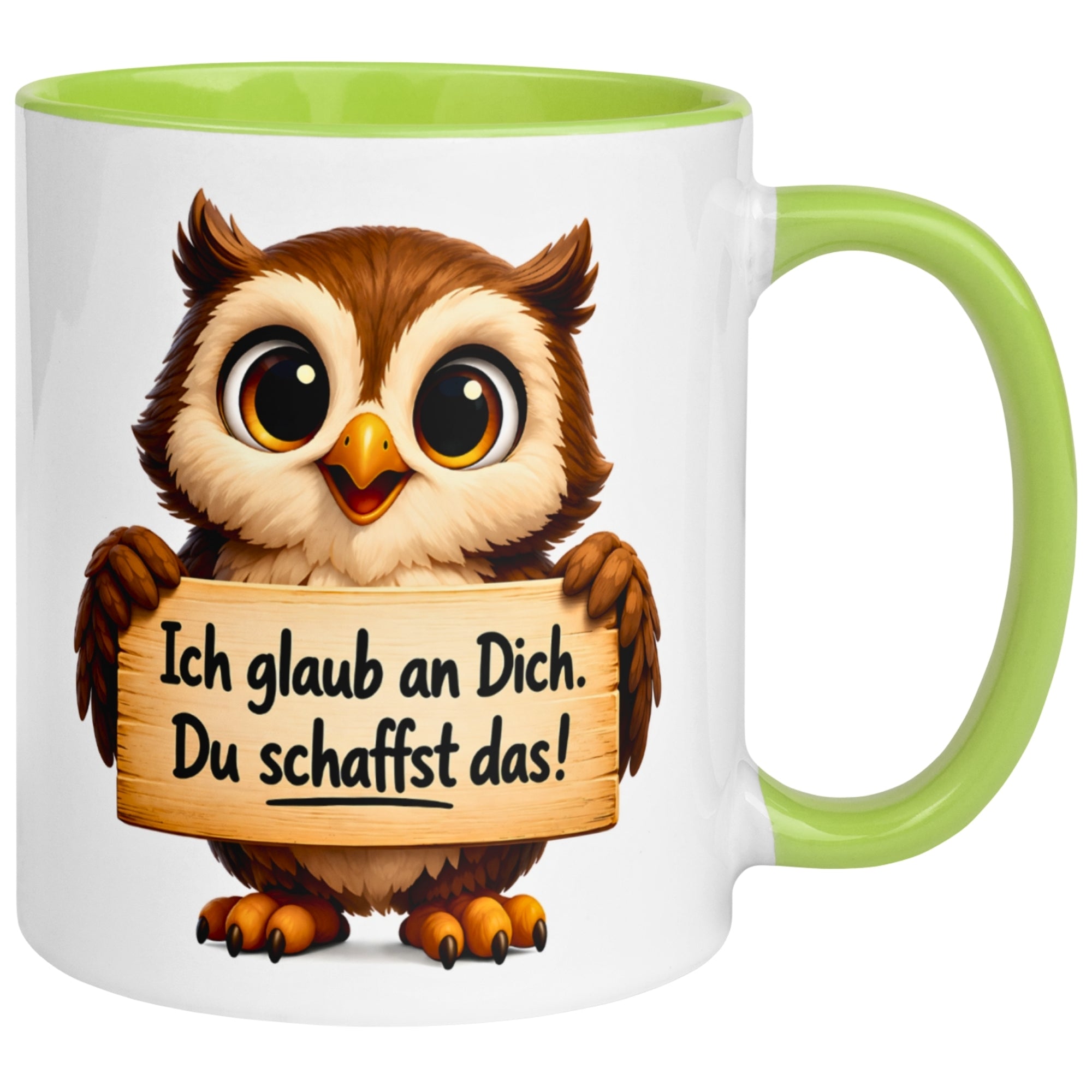 Tasse Motivation – „Ich glaub an Dich - Du schaffst das“ – Selbstbewusstsein Geschenk