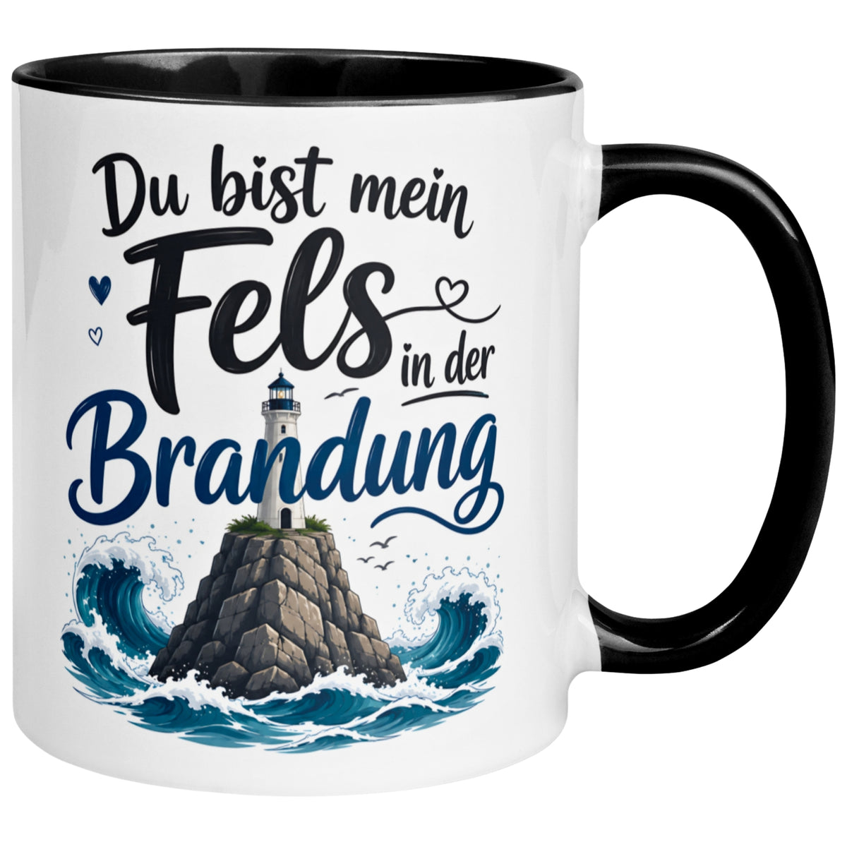Tasse Liebe – „Du bist mein Fels“ – Ich liebe Dich Geschenk Partner Jahrestag Valentinstag