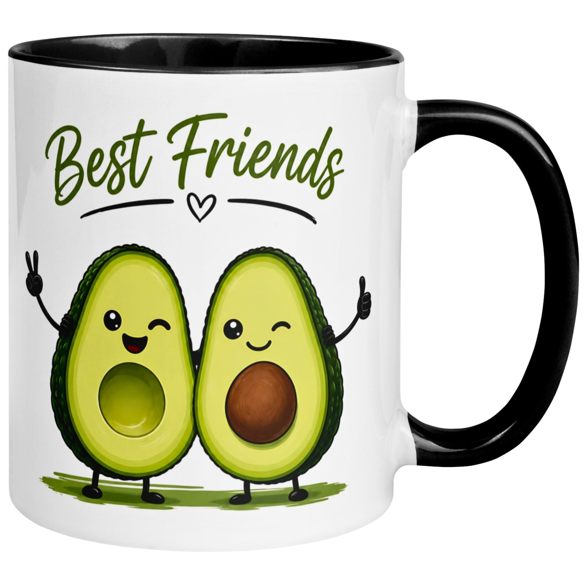 Tasse Freundschaft – „Avocado Best Friends“ – Geschenk Beste Freundin Bester Freund