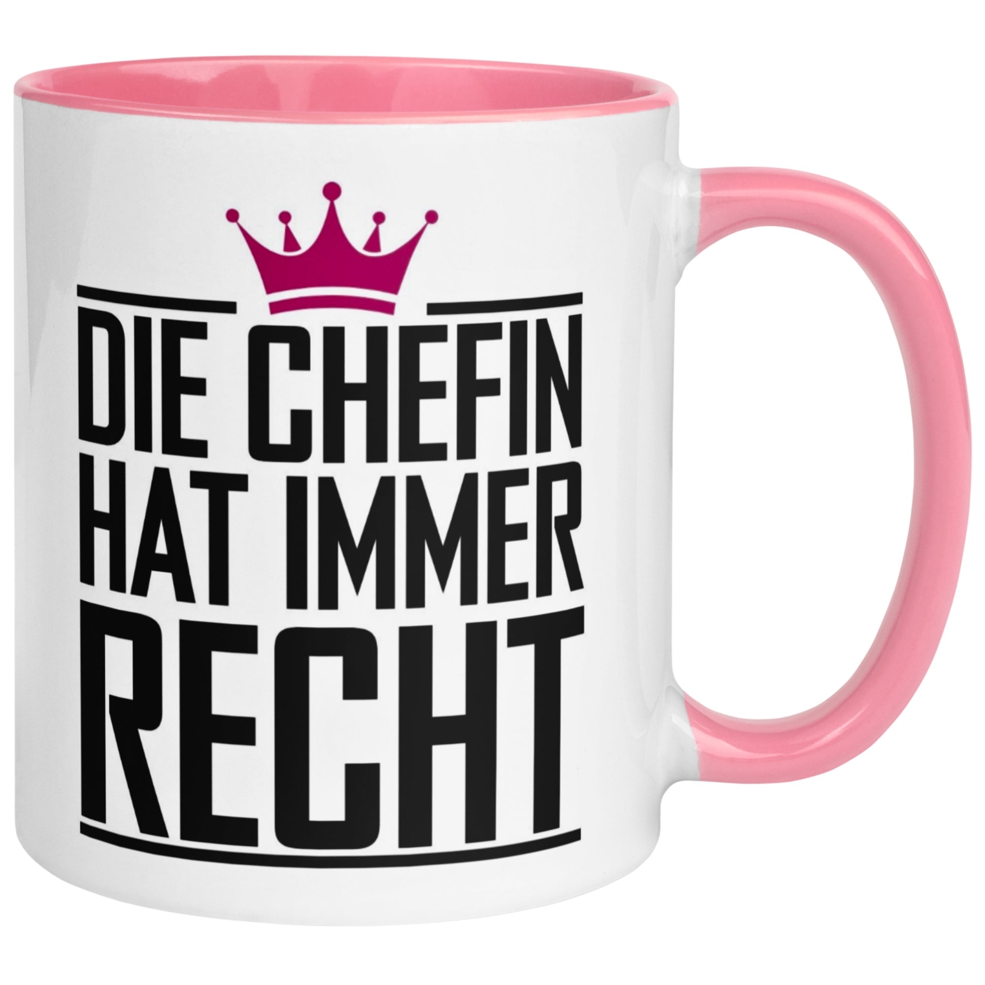 Tasse Chefin – „Die Chefin hat immer Recht“ – Geschenk Becher Chefin