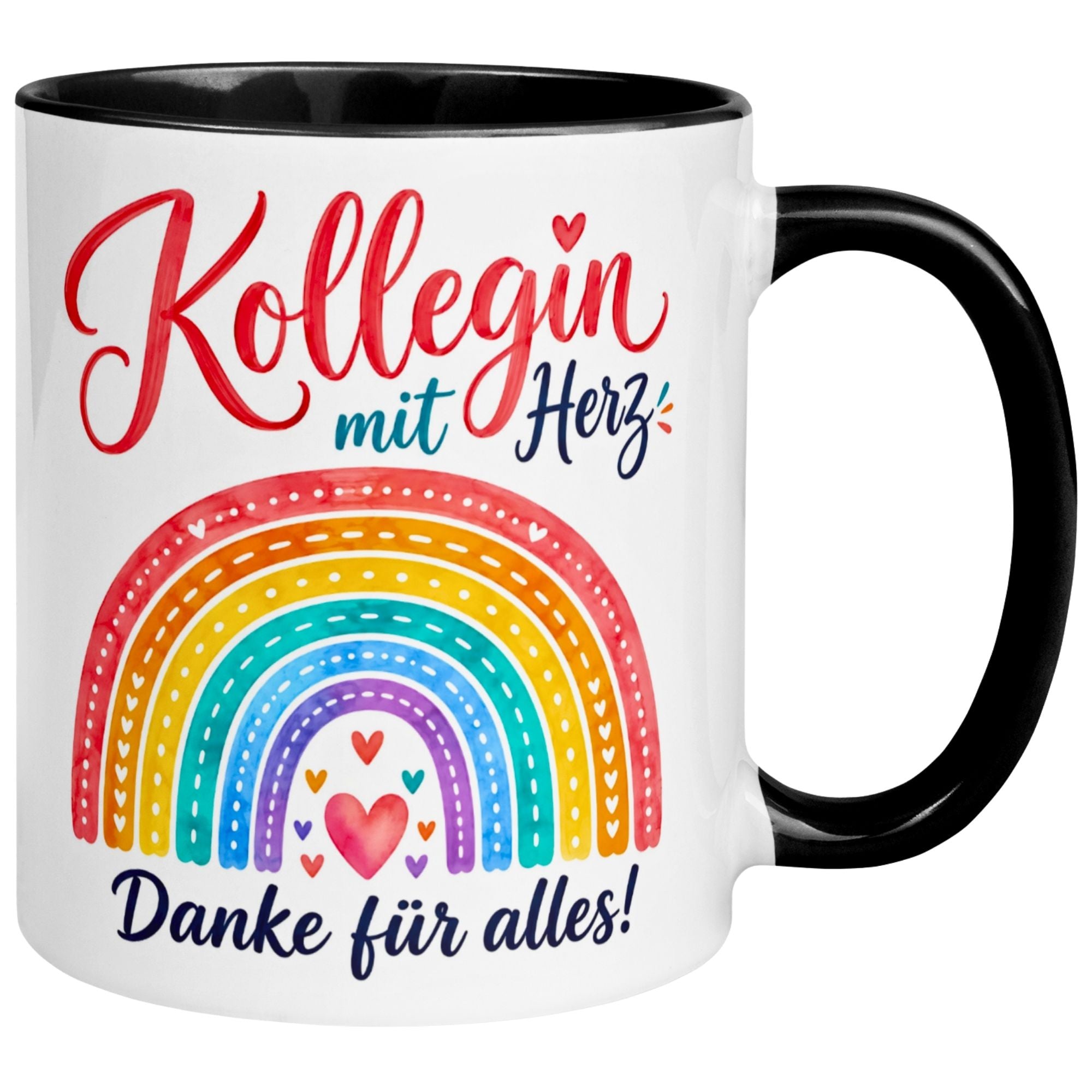 Tasse Kollegin – „Kollegin mit Herz - Danke für alles“ – Geschenk Abschied Arbeitskollegin