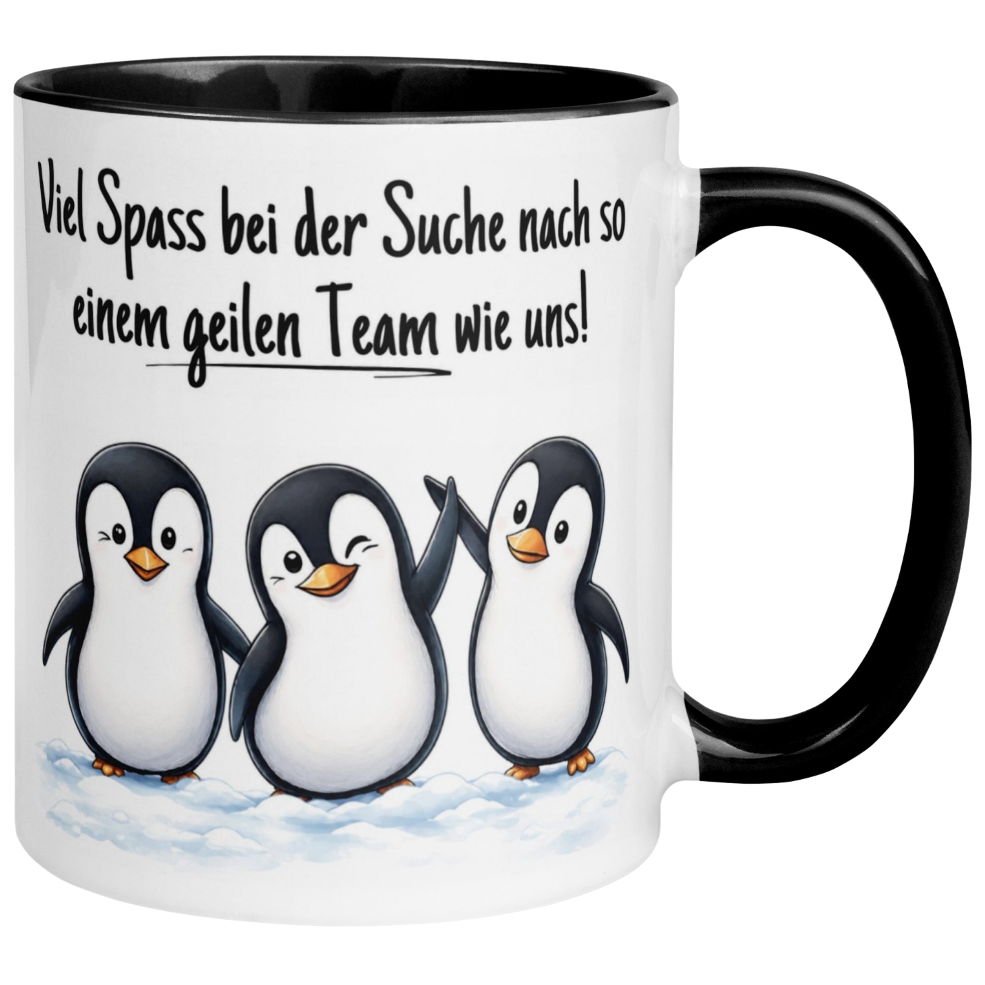 Tasse Abschied – „Viel Spaß bei der Suche“ – Abschiedsgeschenk Kollegin/Kollegen