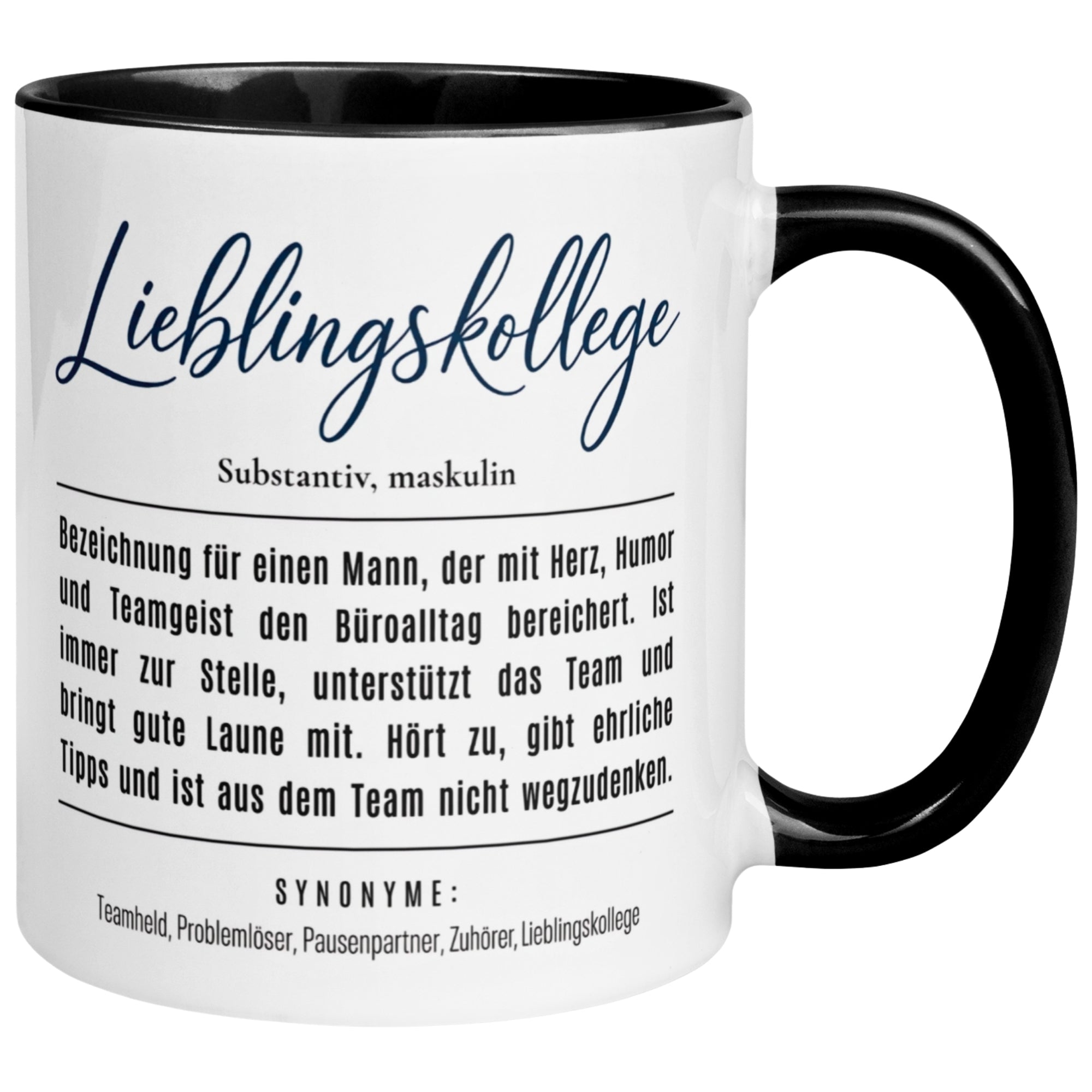 Tasse Kollege – „Definition Lieblingskollege“ – Geschenk Bester Arbeitskollege