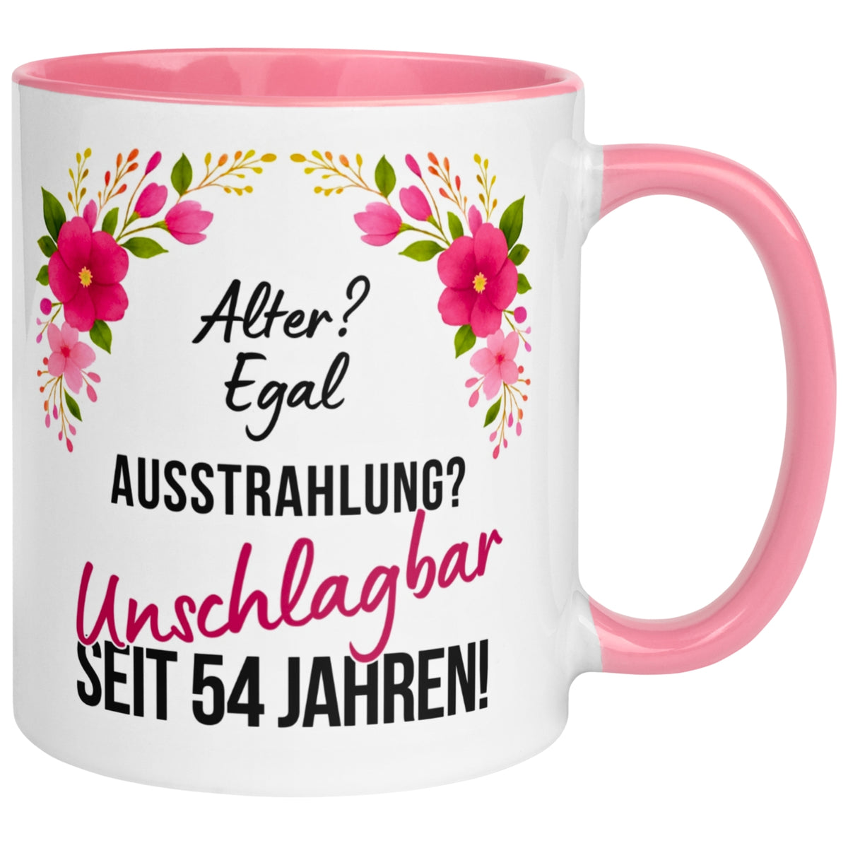 Tasse 54. Geburtstag Frau – „Ausstrahlung Unschlagbar seit 54 Jahren“ – Geschenk zum Geburtstag Frauen