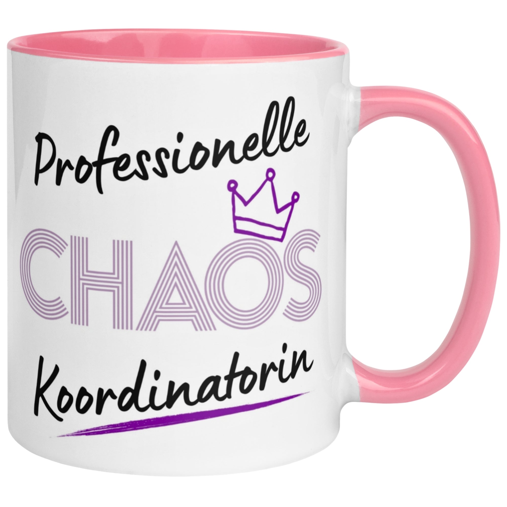 Tasse Chefin – „Professionelle Chaos Koordinatorin“ – Geschenk Becher Chefin