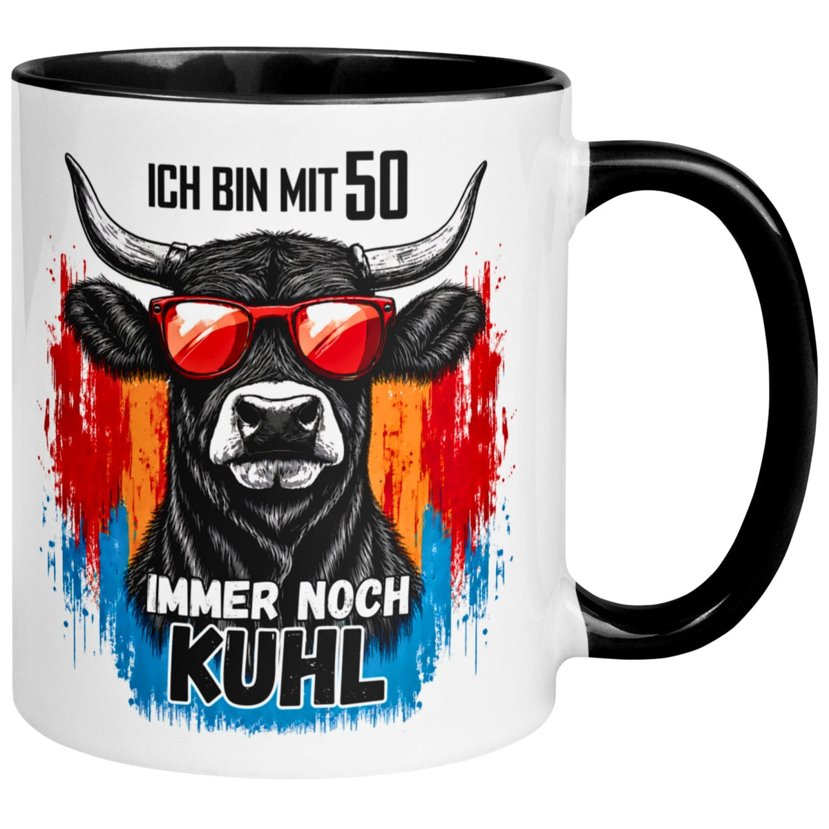 Tasse 50. Geburtstag Mann Frau – „Ich bin mit 50 immer noch Kuhl“ – Geschenk zum Geburtstag Männer Frauen