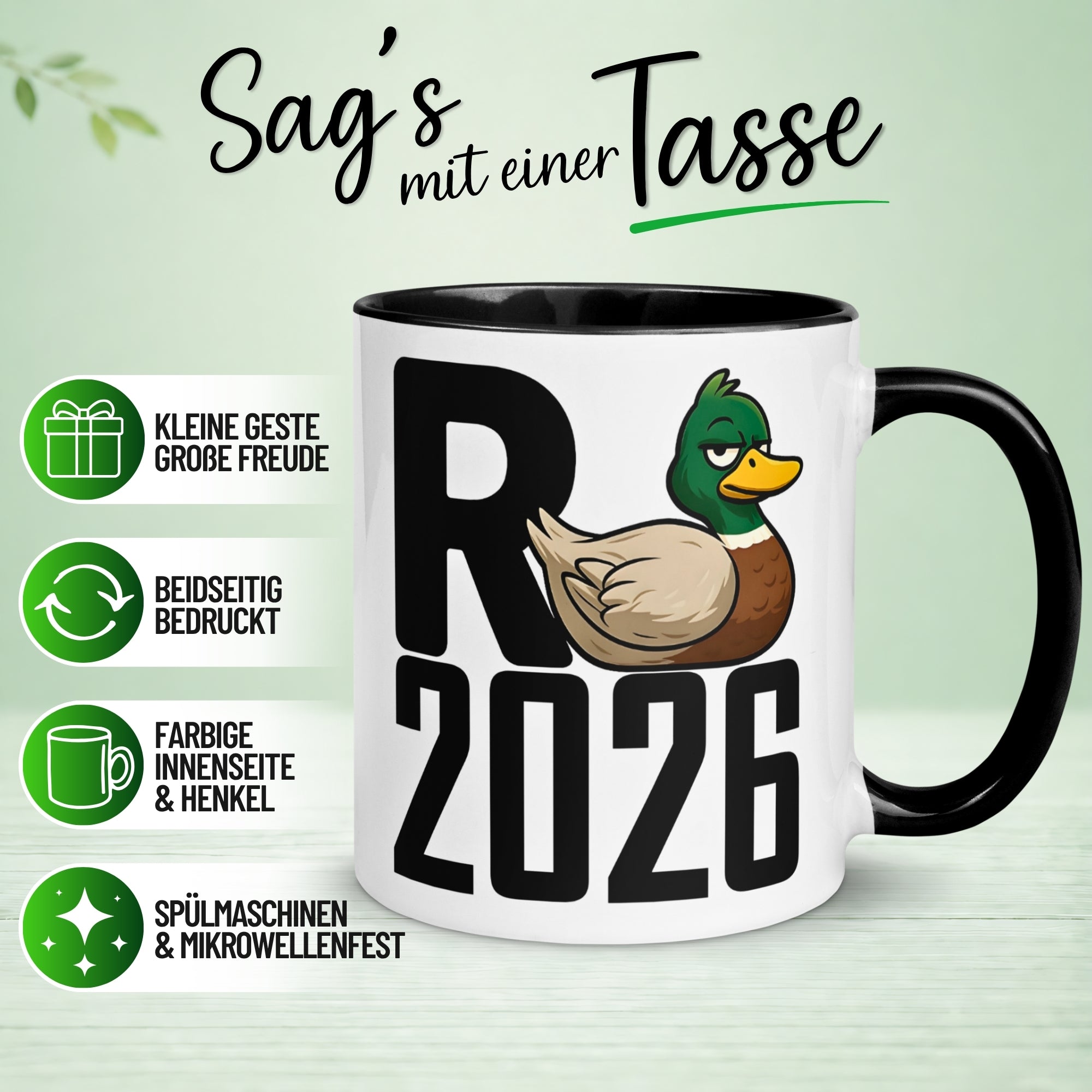Tasse Rente – „R steht für Rente 2026“ – Renteneintritt Geschenk Mann Frau