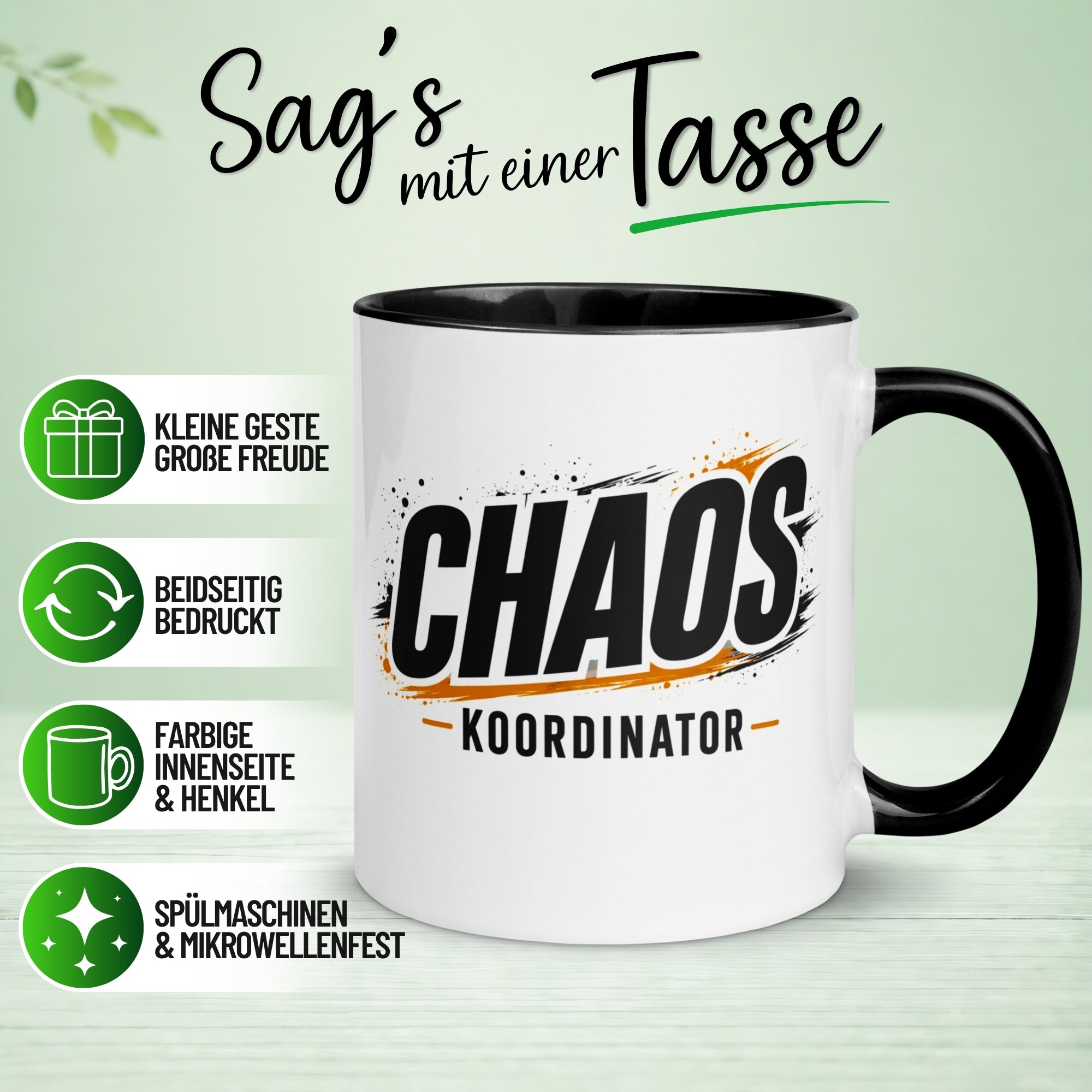 Tasse Kollege – „Chaos Koordinator“ – Bester Arbeitskollege
