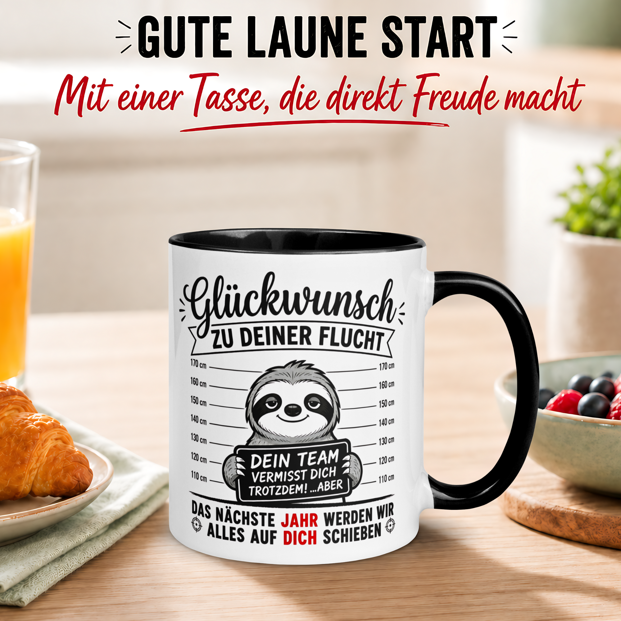Tasse Abschied – „Dein Team wird dich vermissen“ – Abschiedsgeschenk Kollegen