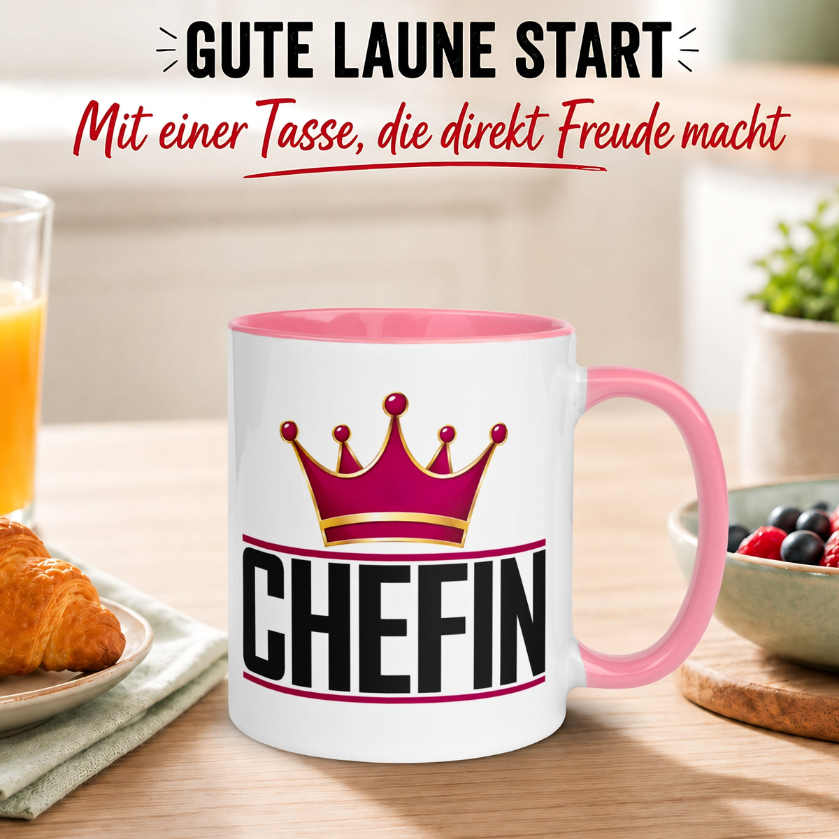 Tasse Chefin – „Die Legende über die Alle reden“ – Abschiedsgeschenk Chefin