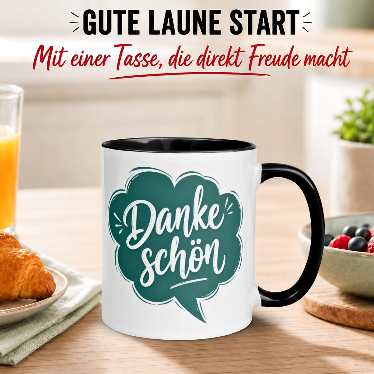 Tasse Danke – „Einfach mal ein Dankeschön“ – Dankeschön Geschenke