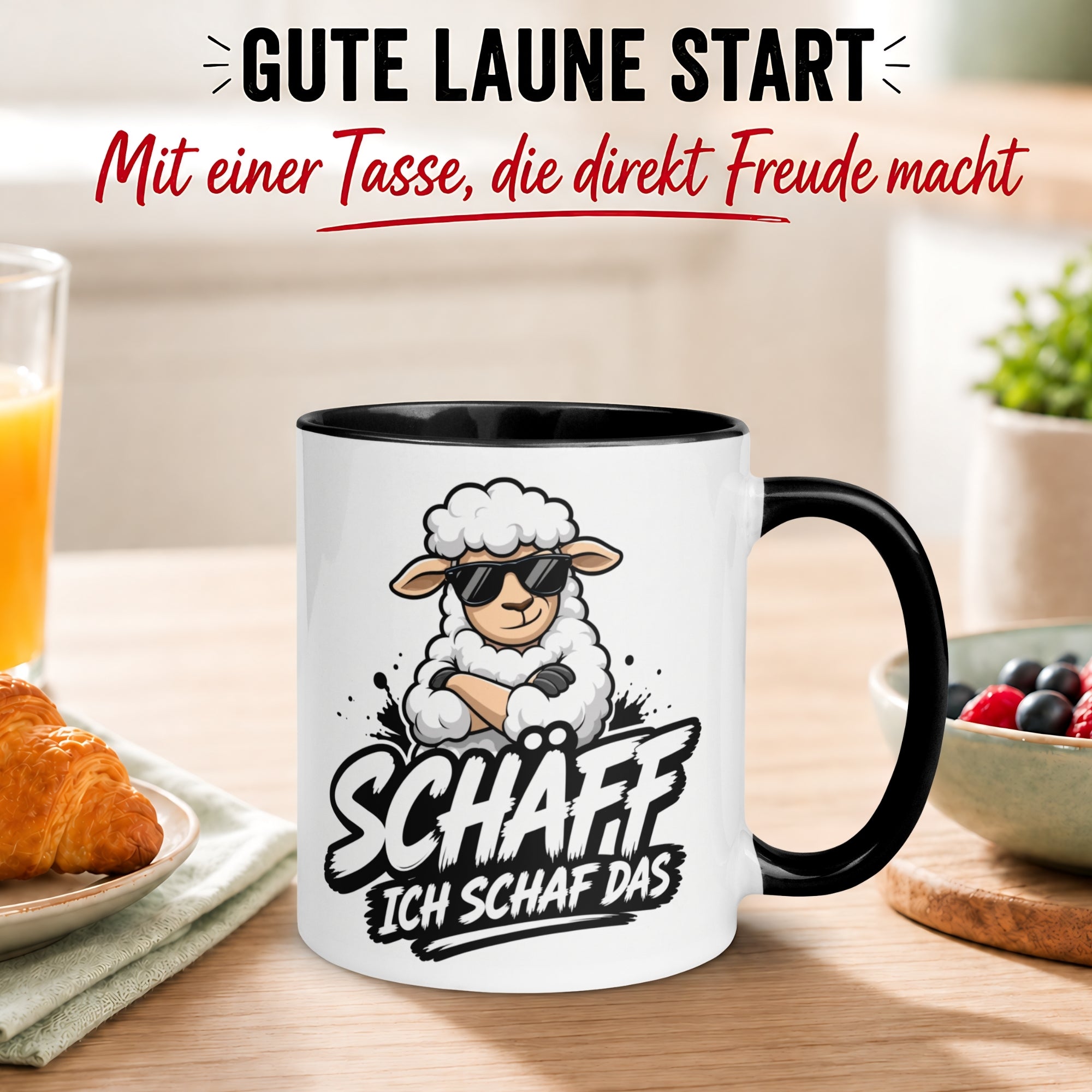 Tasse Chef – „Schäff - Ich Schaf das“ – Geschenk Bester Chef