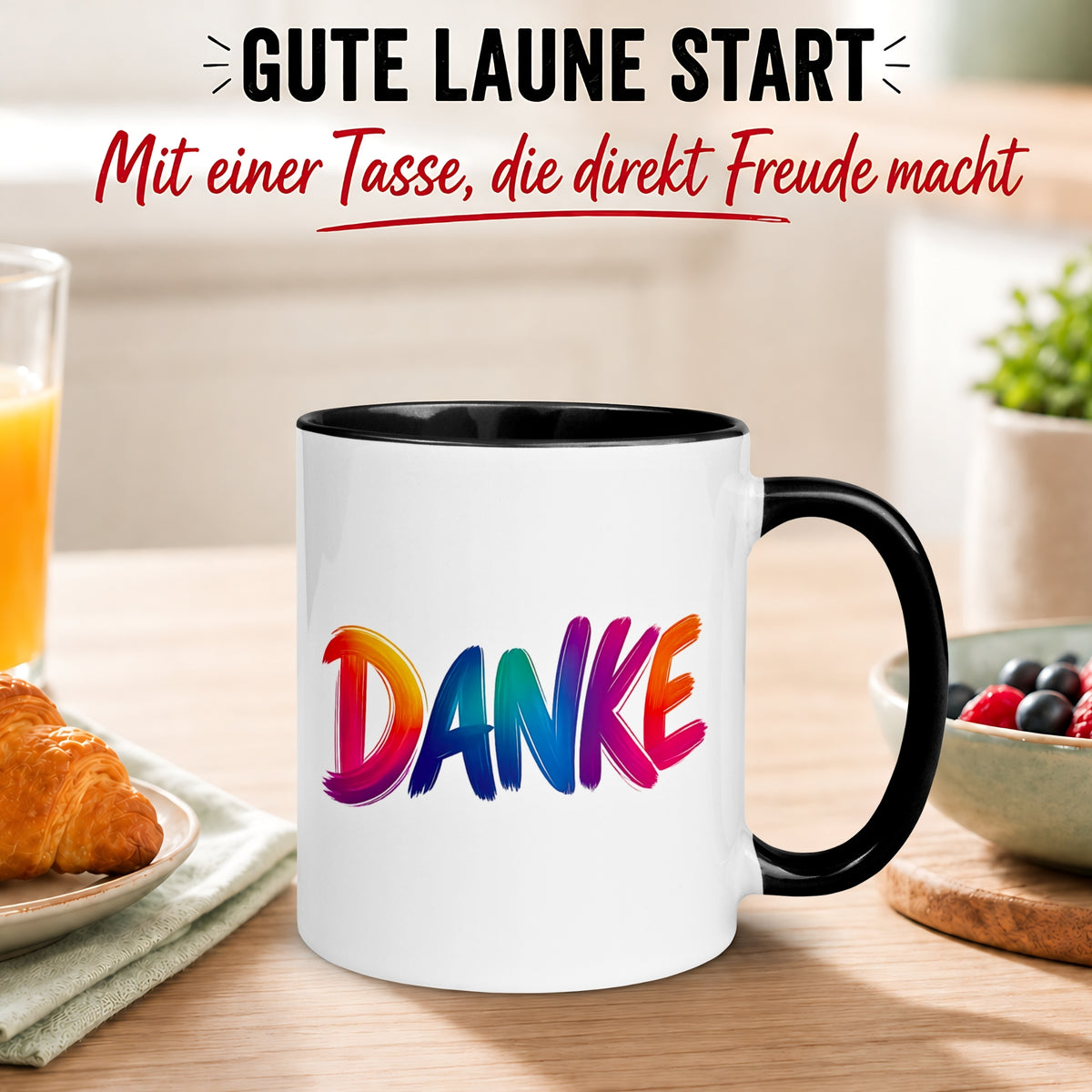 Tasse Danke – „Ein großes DANKE“ – Dankeschön Geschenke Team/Kollegen/Kollegin