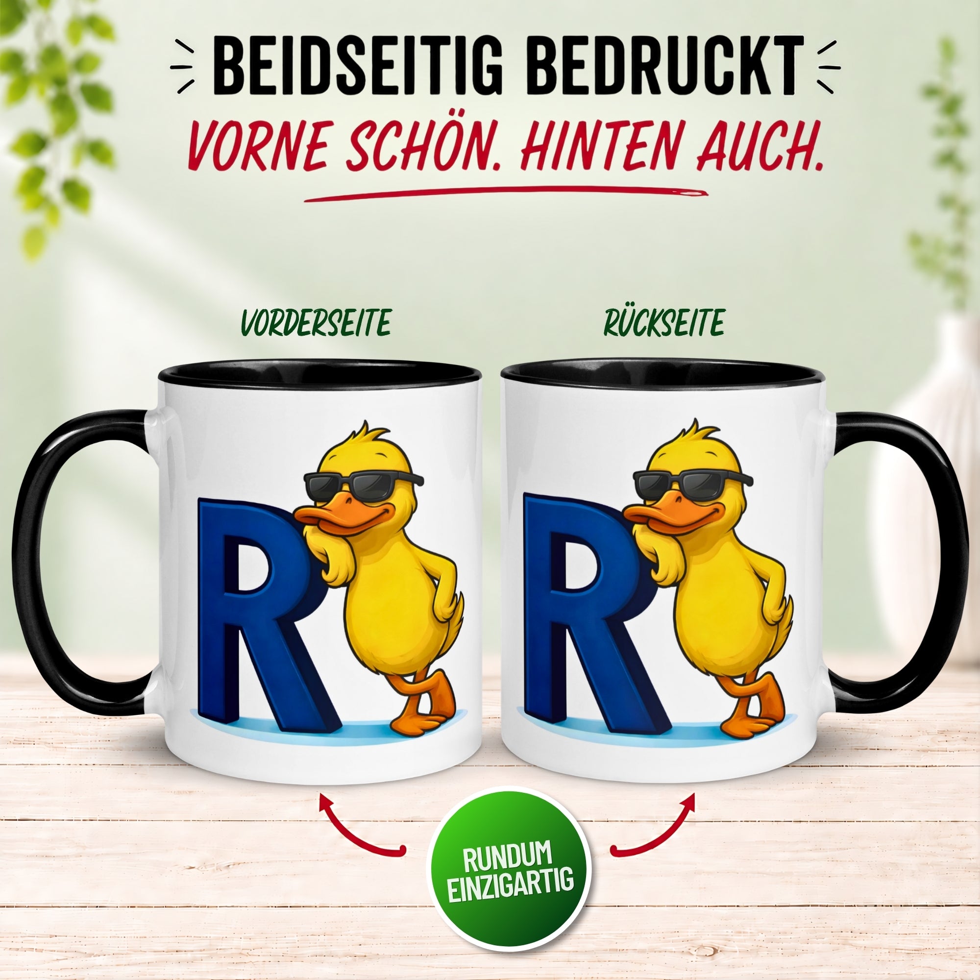 Tasse Rente – „R + Ente = Rente“ – Renteneintritt Geschenk Männer Frauen