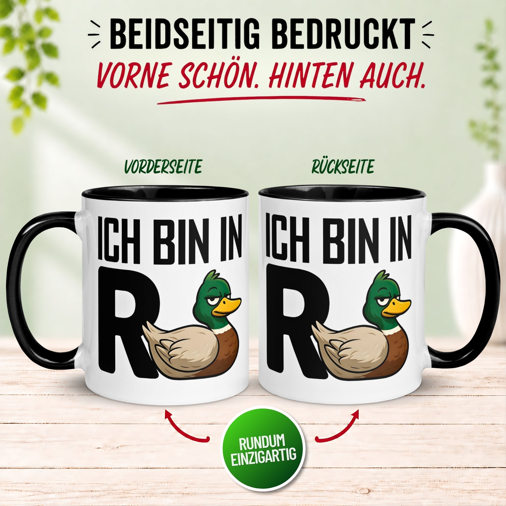 Tasse Rente – „Ich bin in R-Ente“ – Geschenke Becher zum Renteneintritt