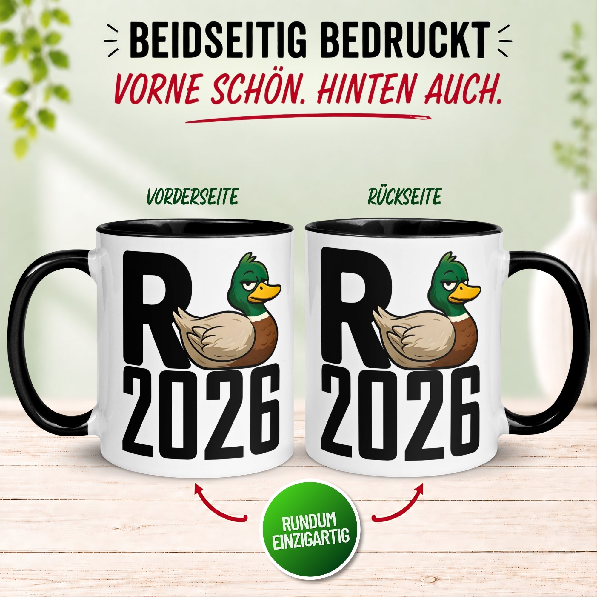 Tasse Rente – „R steht für Rente 2026“ – Renteneintritt Geschenk Mann Frau