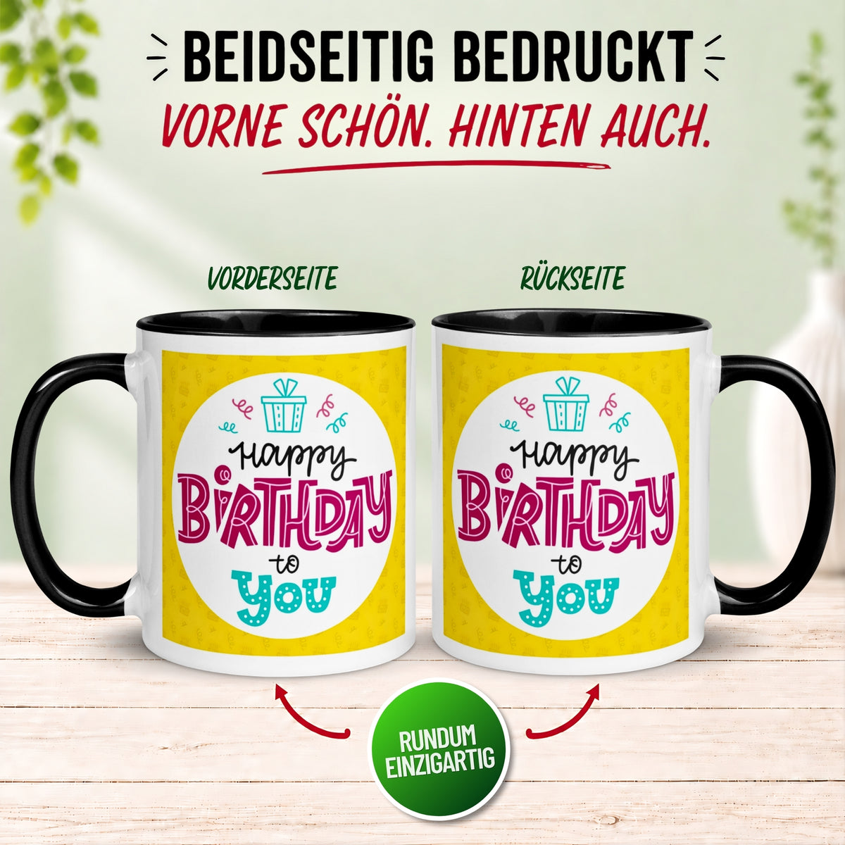 Tasse Geburtstag – „Funky Happy Birthday to you“ – Geburtstagsgeschenk Mann Frau