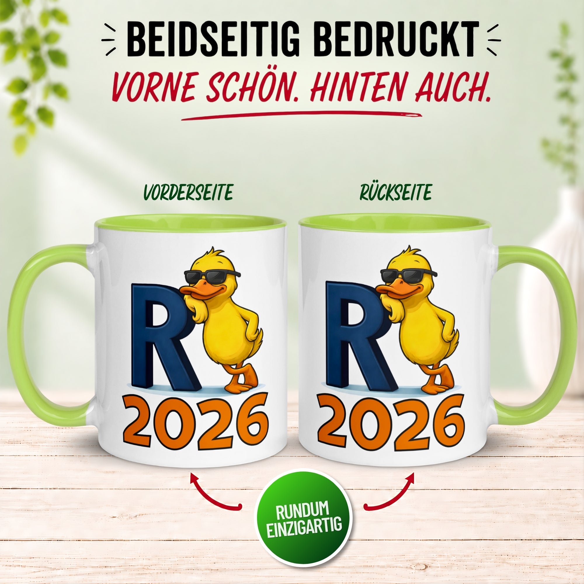 Tasse Rente – „R steht für Rente“ – Renteneintritt Geschenk Mann Frau